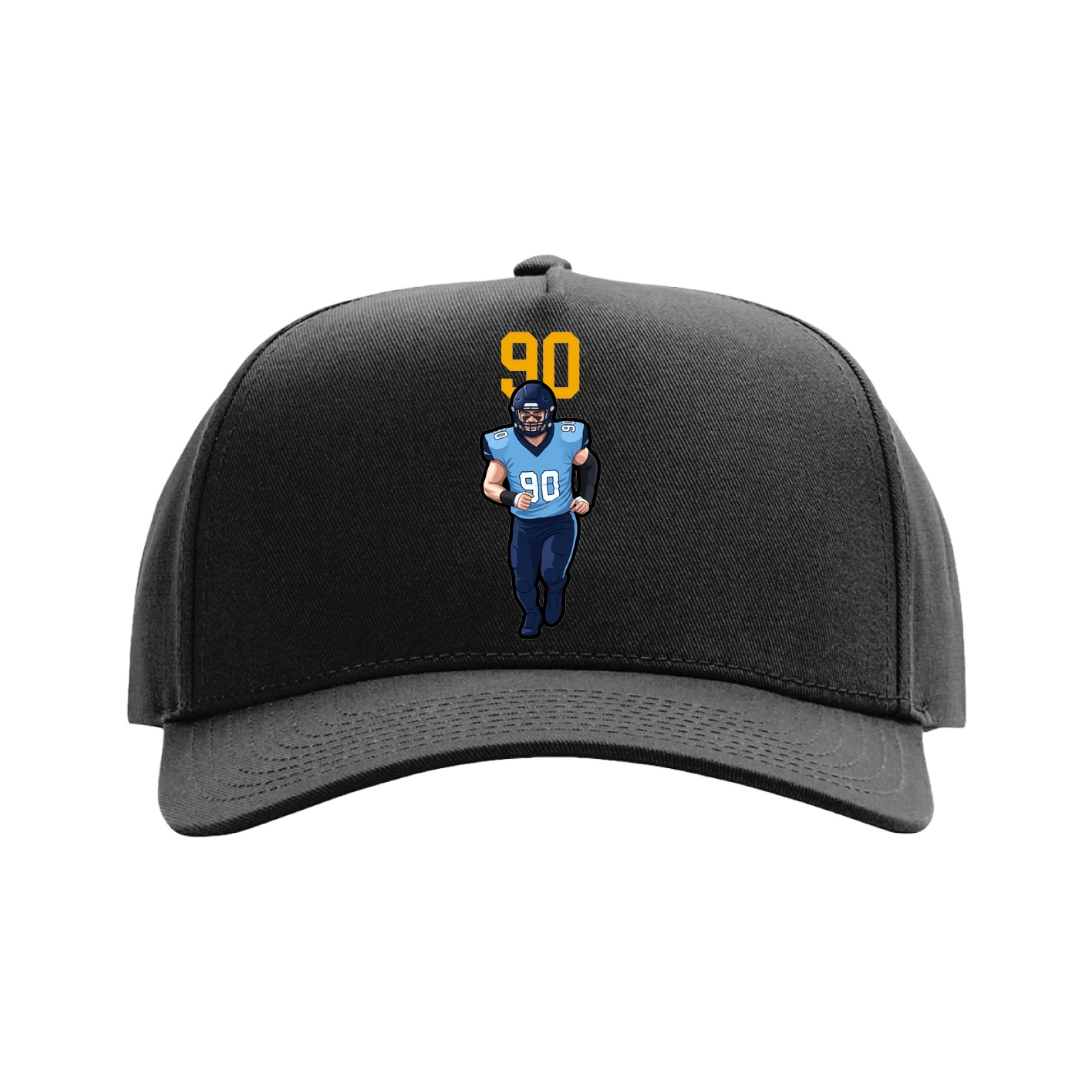 Full Fabric Five-Panel Champ Cap