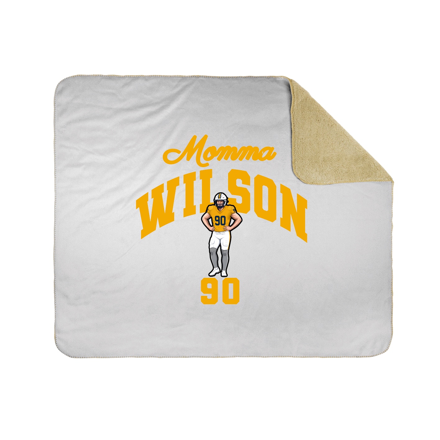 50x60 Sherpa Lined Throw Blanket