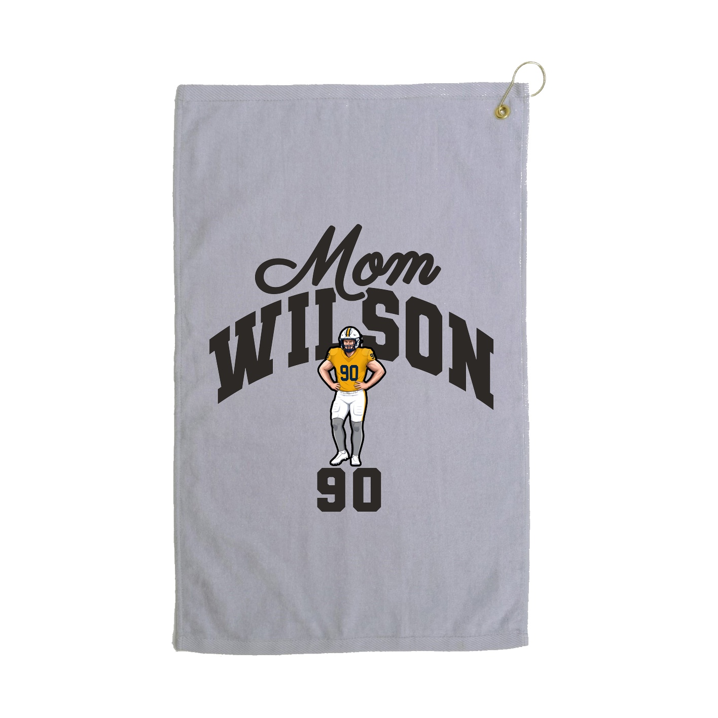Golf Towel — Mothers Day Arch in Grey