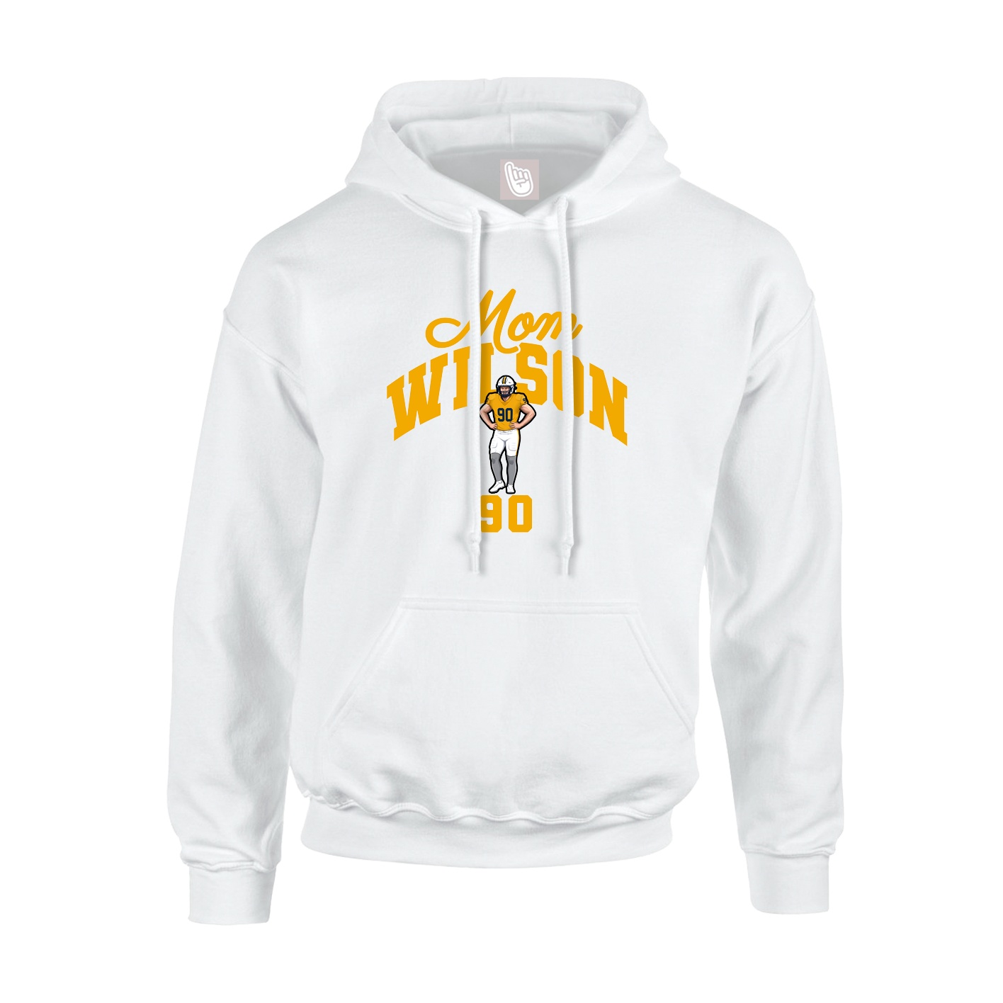 Hoodie — Mothers Day Arch in White