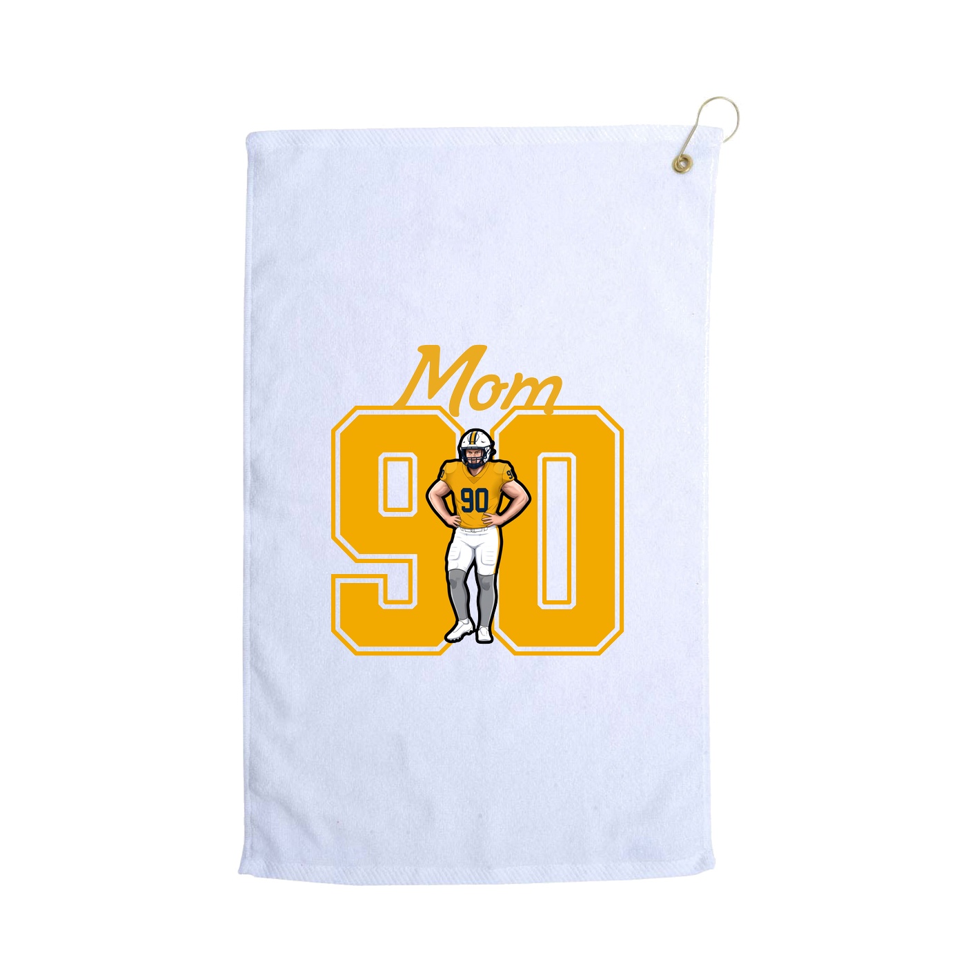 Golf Towel — Mothers Day Shirsey in White