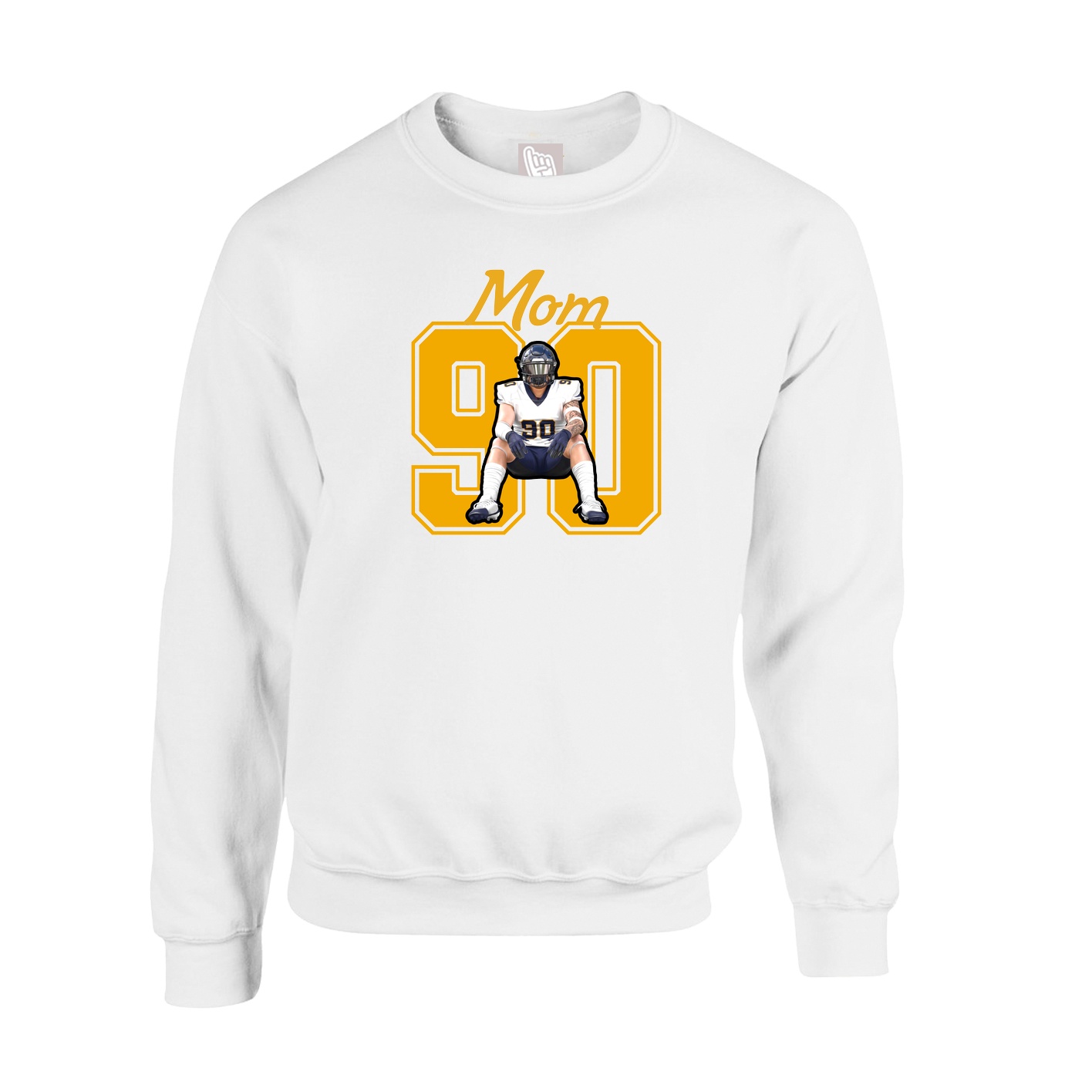 Fleece Crew — Mothers Day Shirsey in White