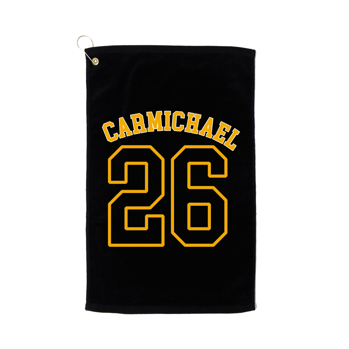 Golf Towel — Shirsey Arch in Black
