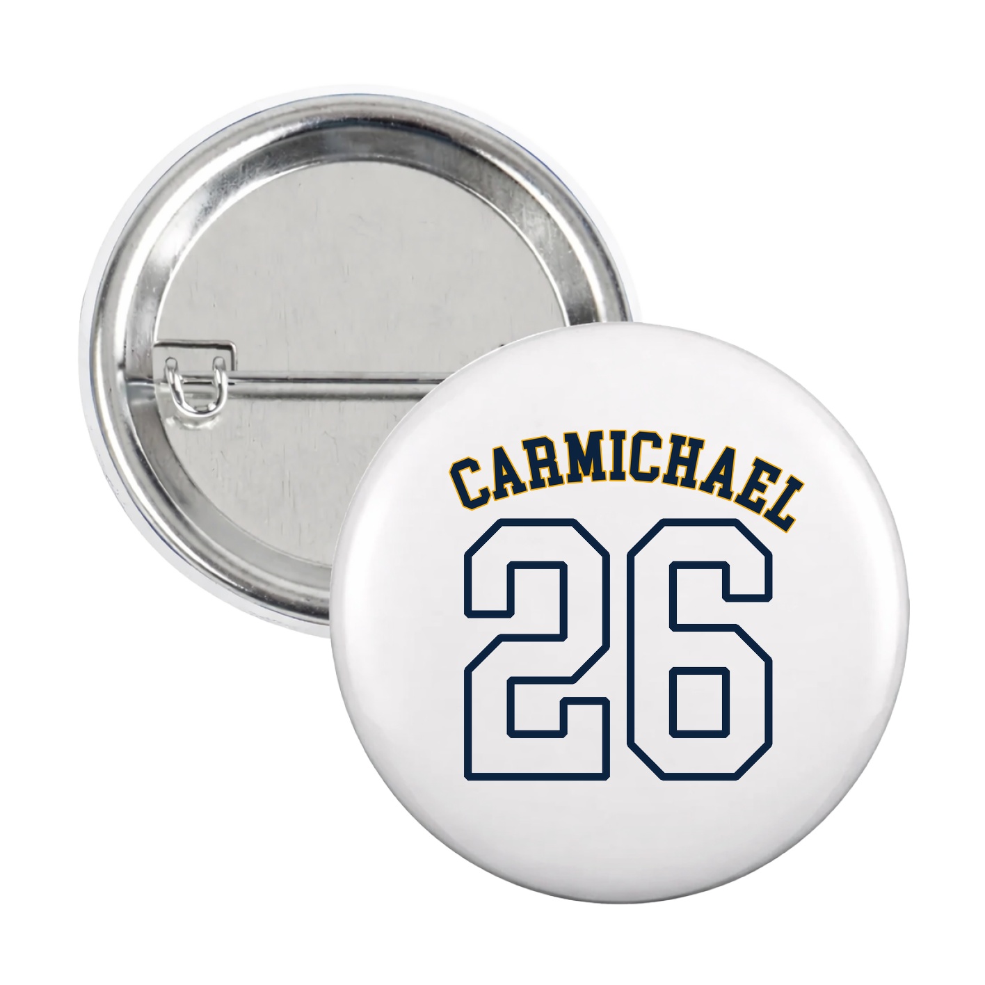 Game Day Button — Shirsey Arch in White