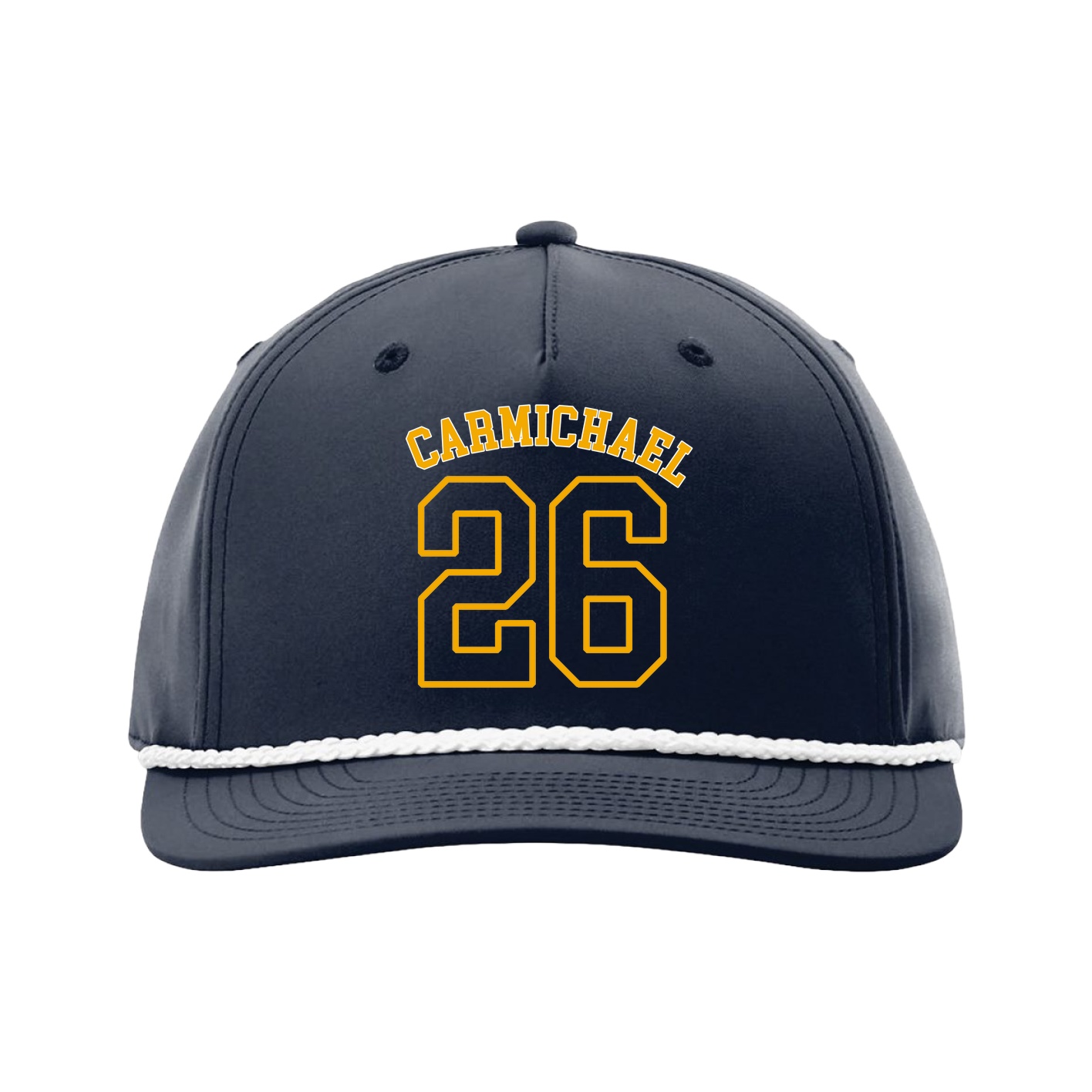 Five-Panel Classic Rope Cap — Shirsey Arch in Navy