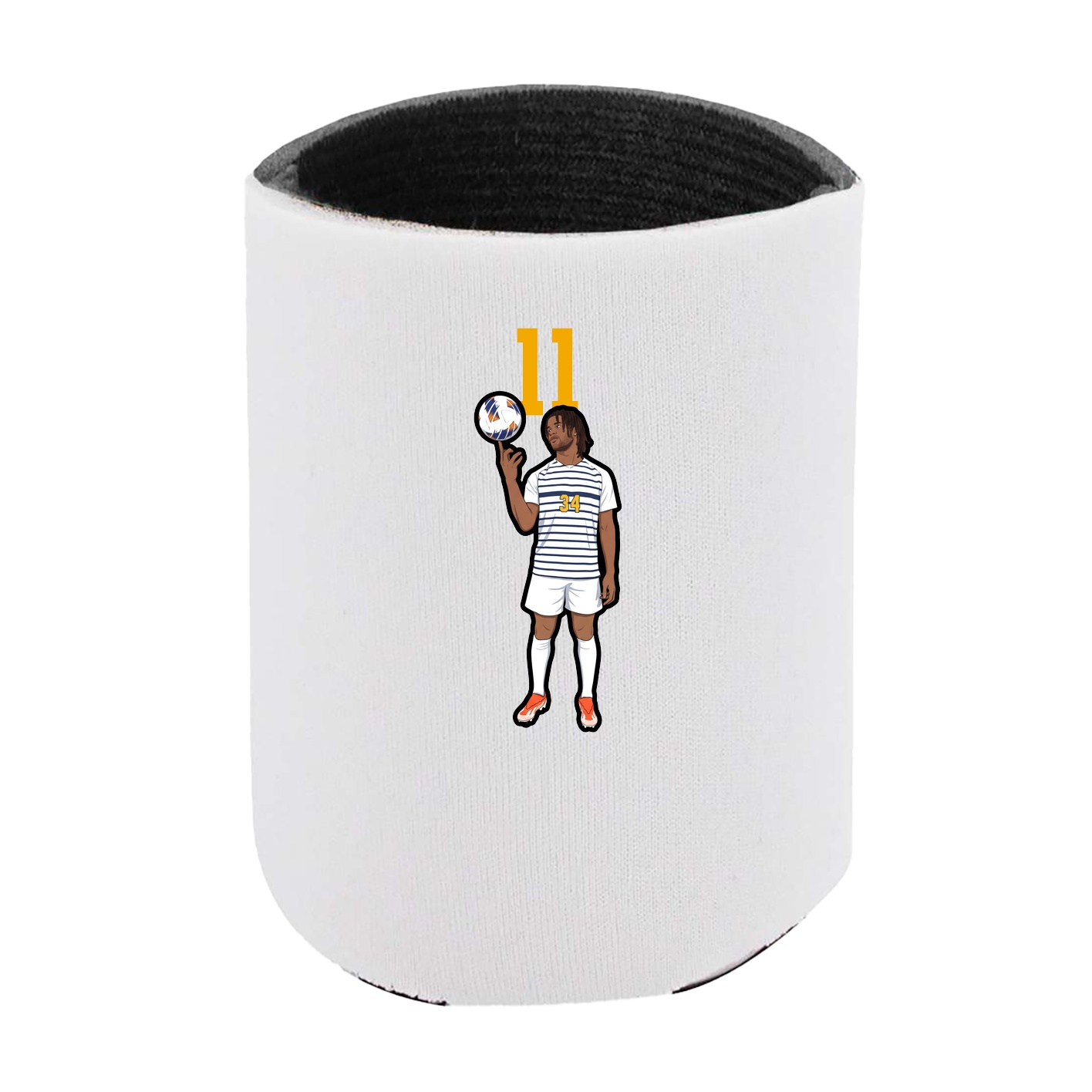 Can Holder — Number Top in White