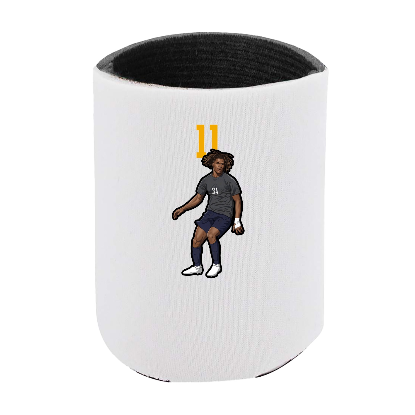 Can Holder — Number Top in White