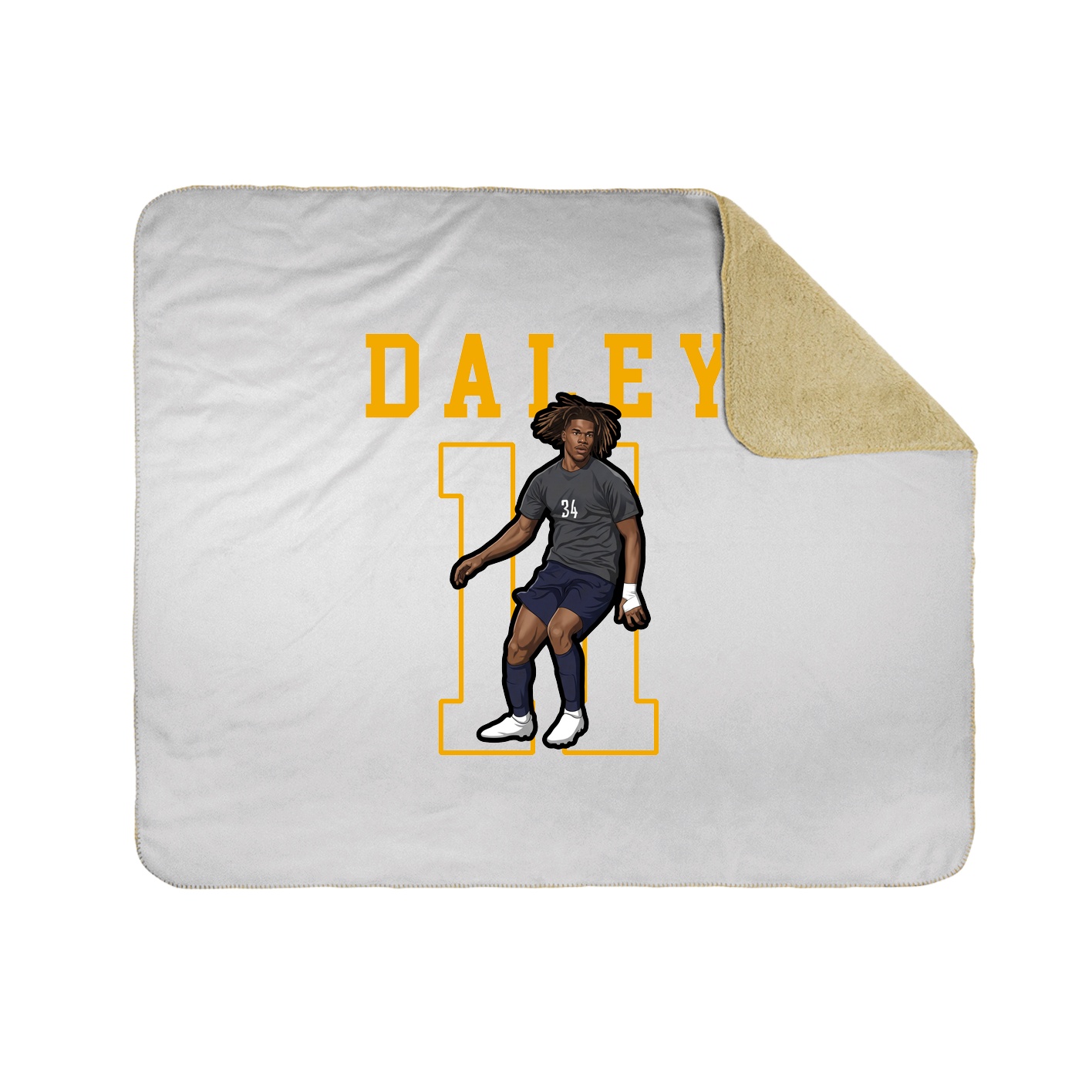 50x60 Sherpa Lined Throw Blanket