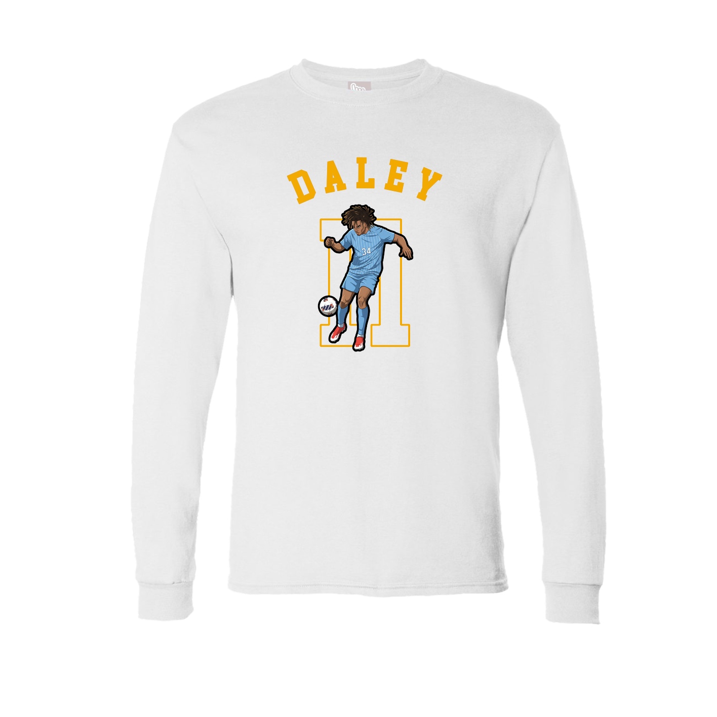 Long Sleeve Tee — Shirsey Arch in White
