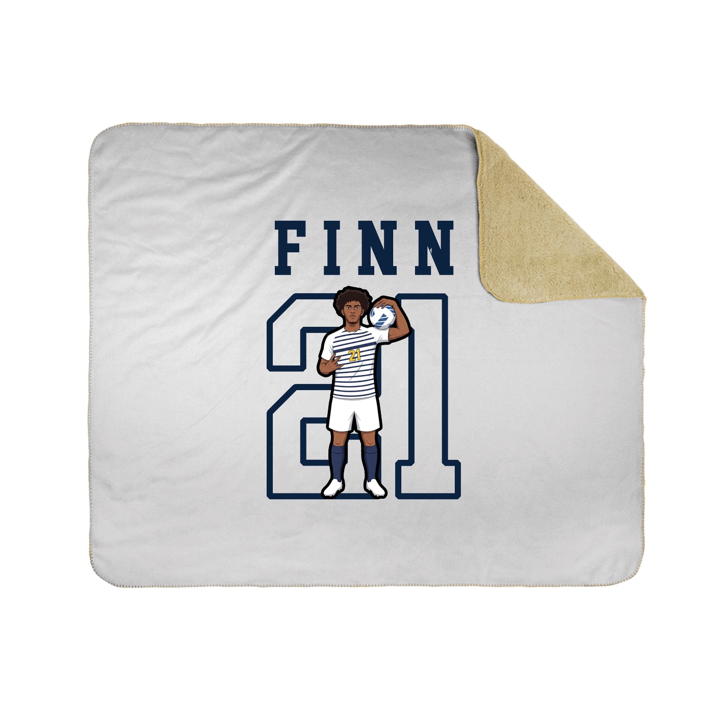 Throw Blanket — Shirsey in White