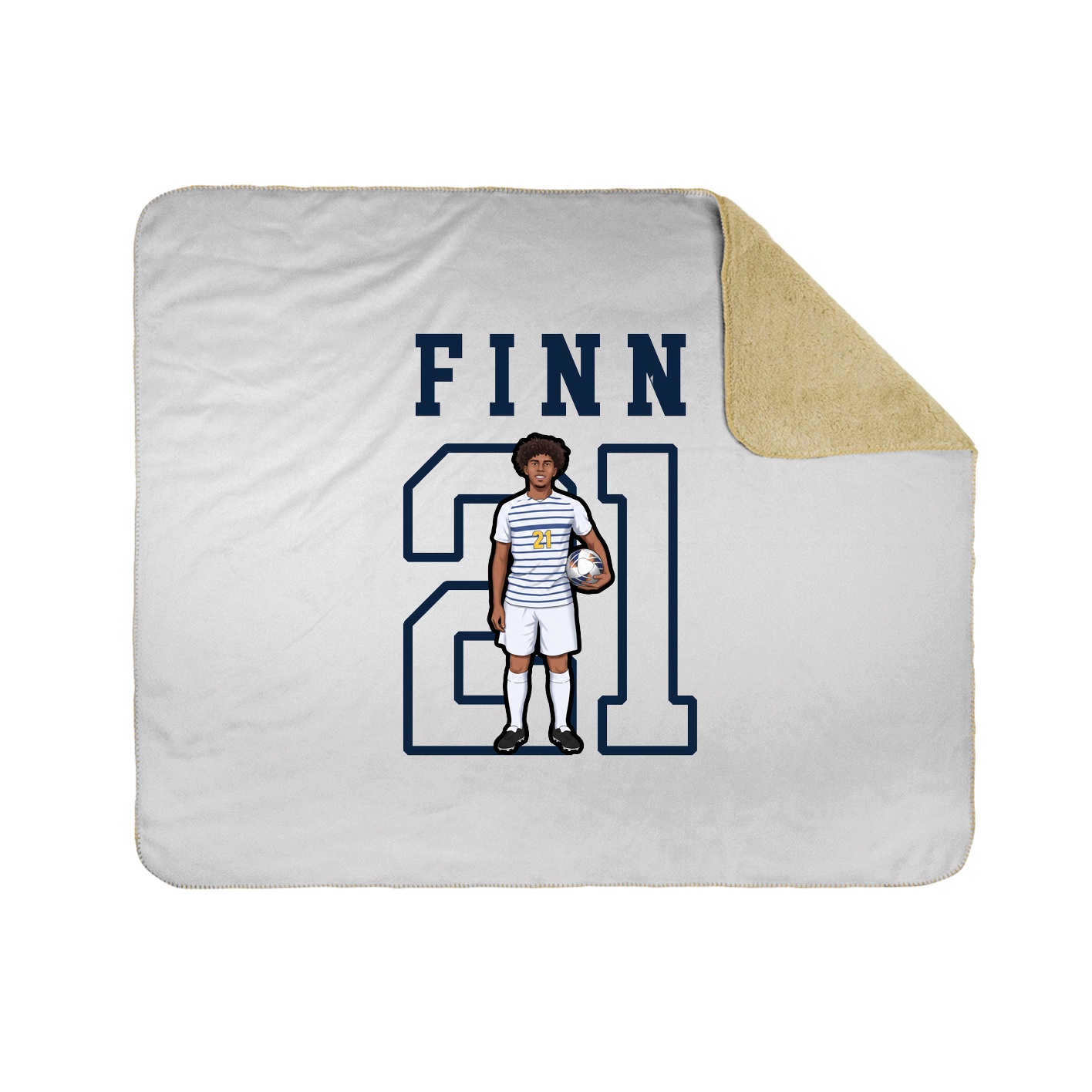 Throw Blanket — Shirsey in White