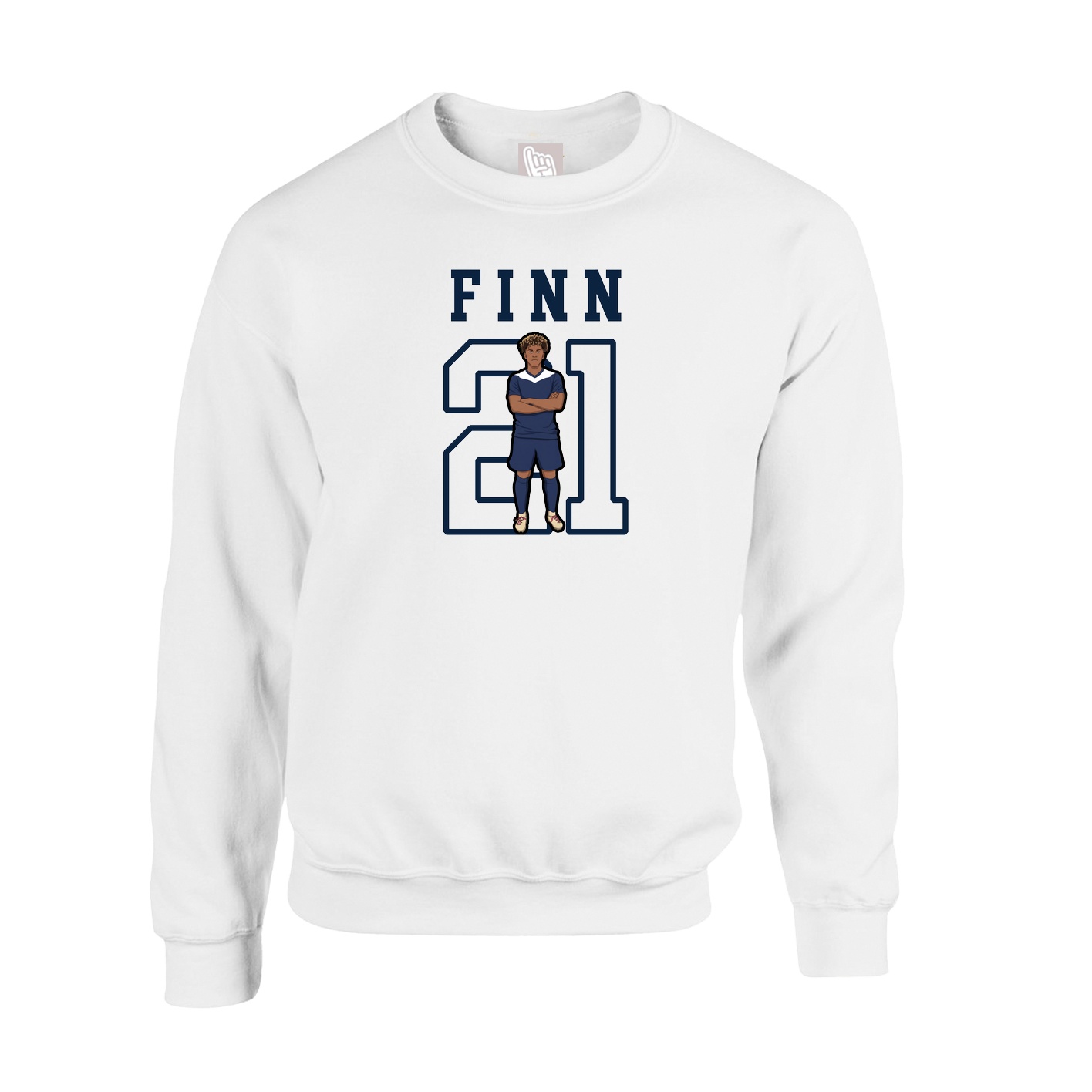 Fleece Crew — Shirsey in White