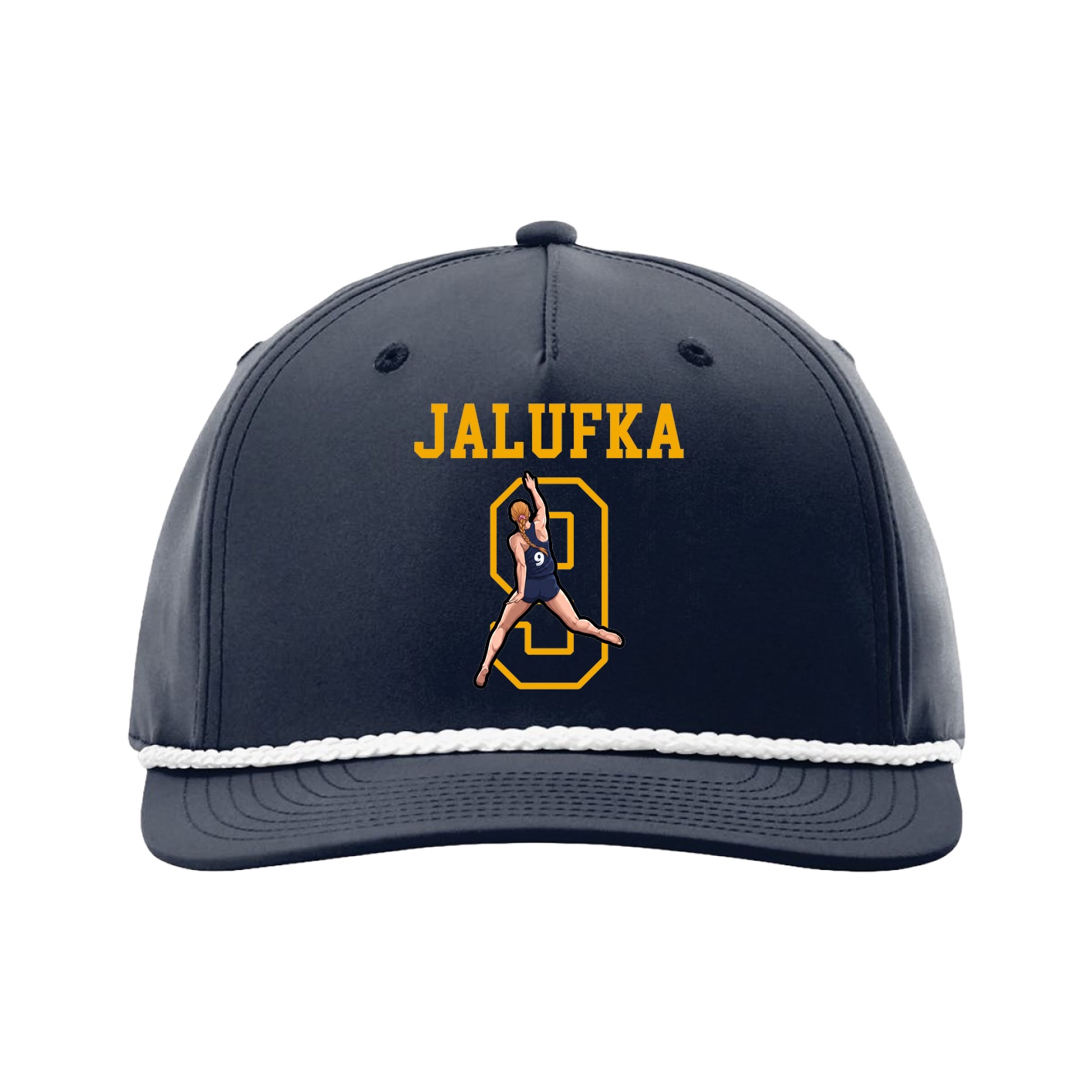 Five-Panel Classic Rope Cap — Shirsey in Navy