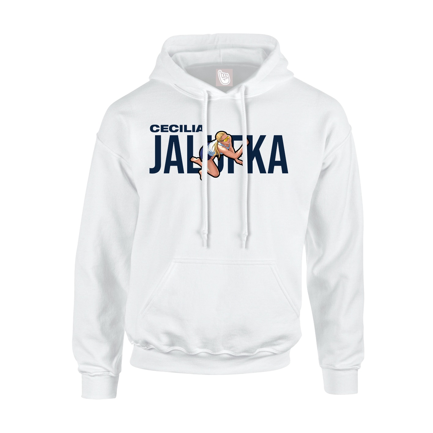 Hoodie — Player Name in White