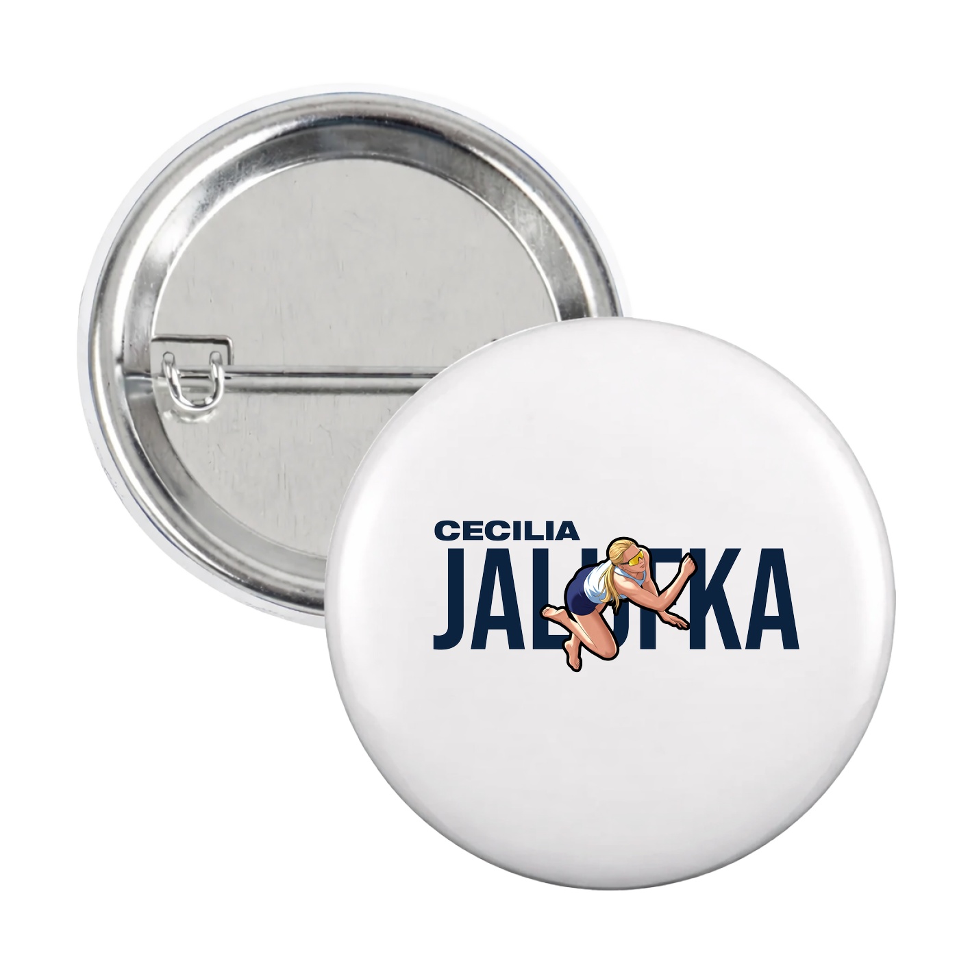 Game Day Button — Player Name in White