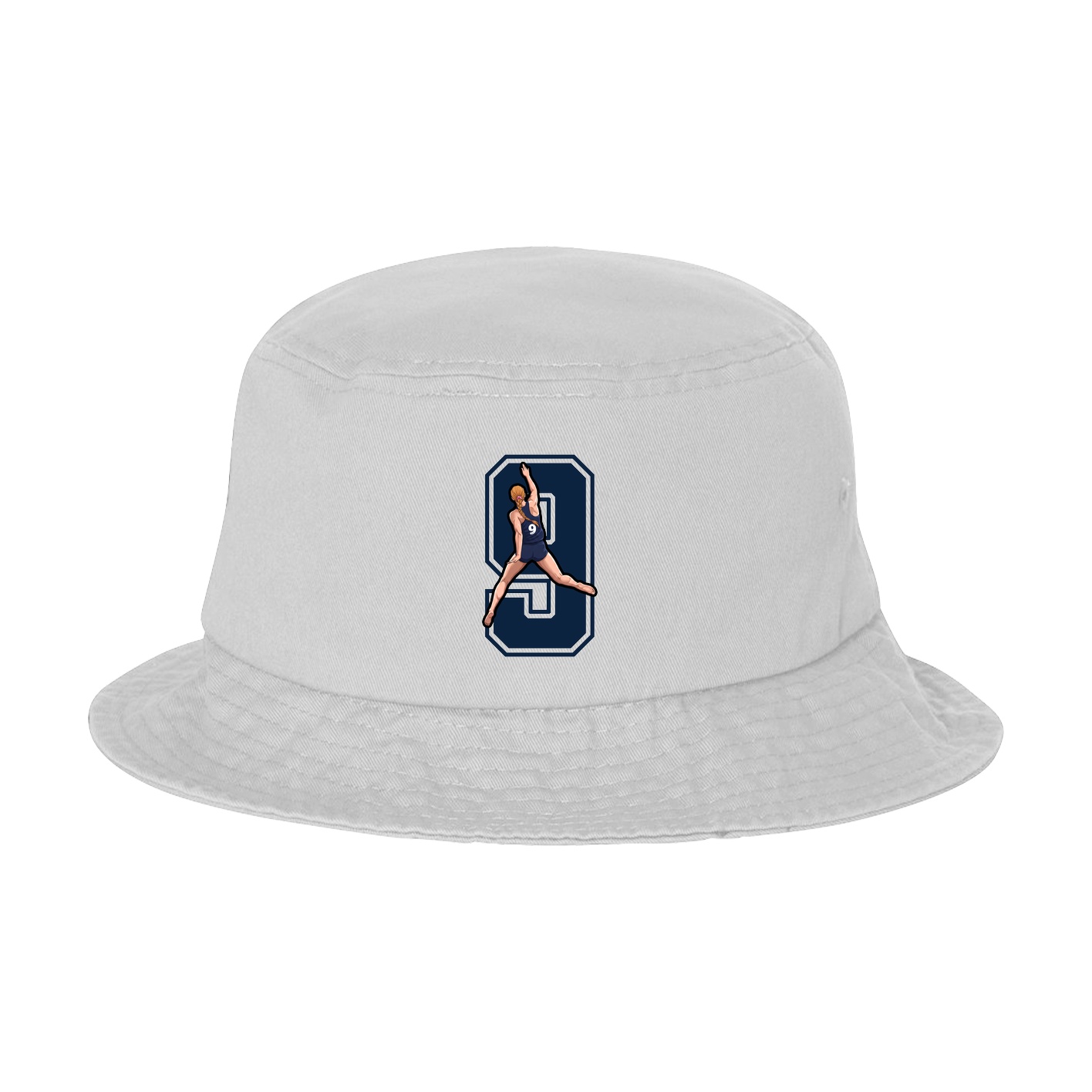Bucket Cap — Number in White