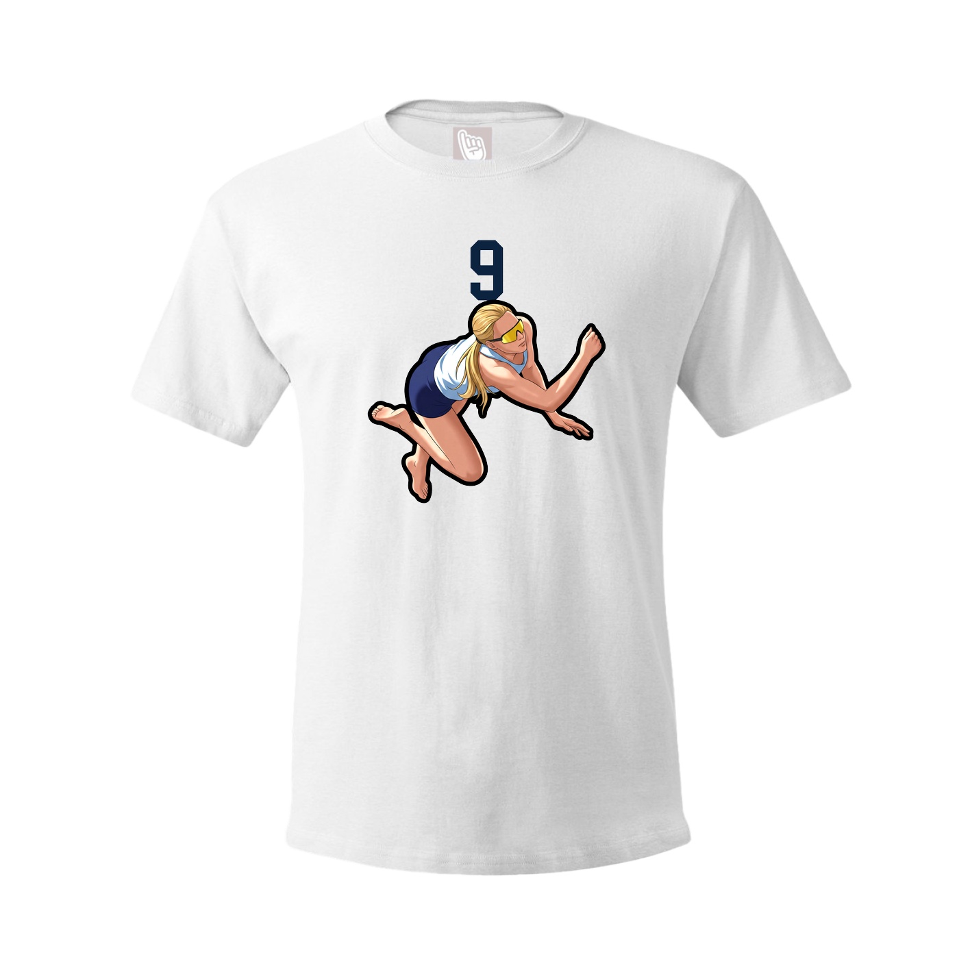 Tee — Number Top in White