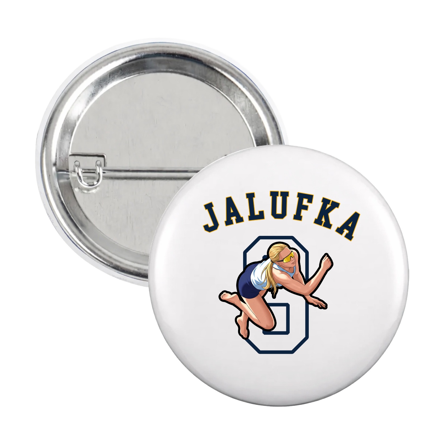 Game Day Button — Shirsey Arch in White