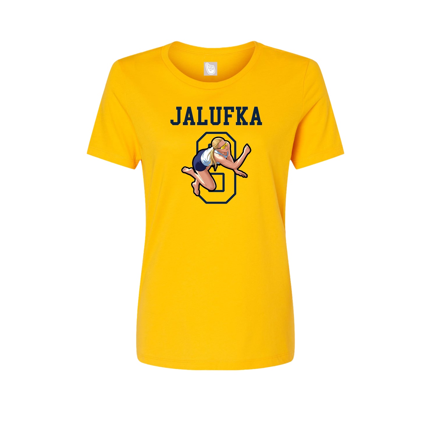 Fitted Women's Tee — Shirsey in Gold