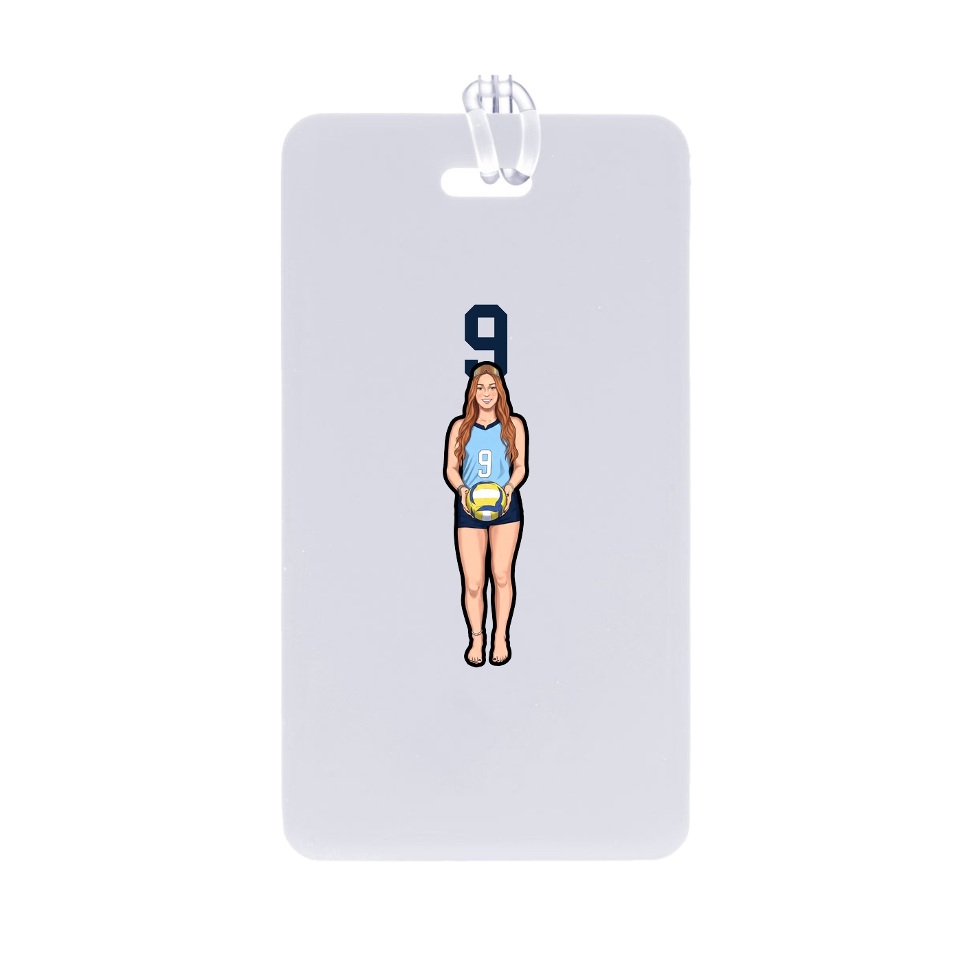 Bag Tag — Number Top in Classic