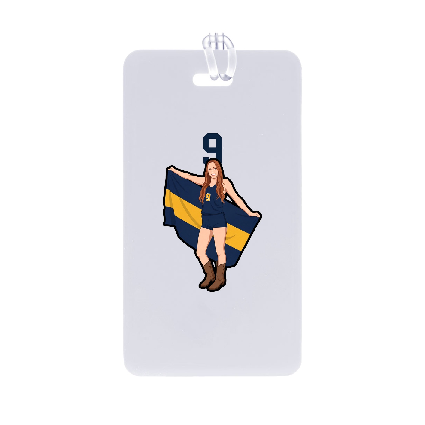 Bag Tag — Number Top in Classic