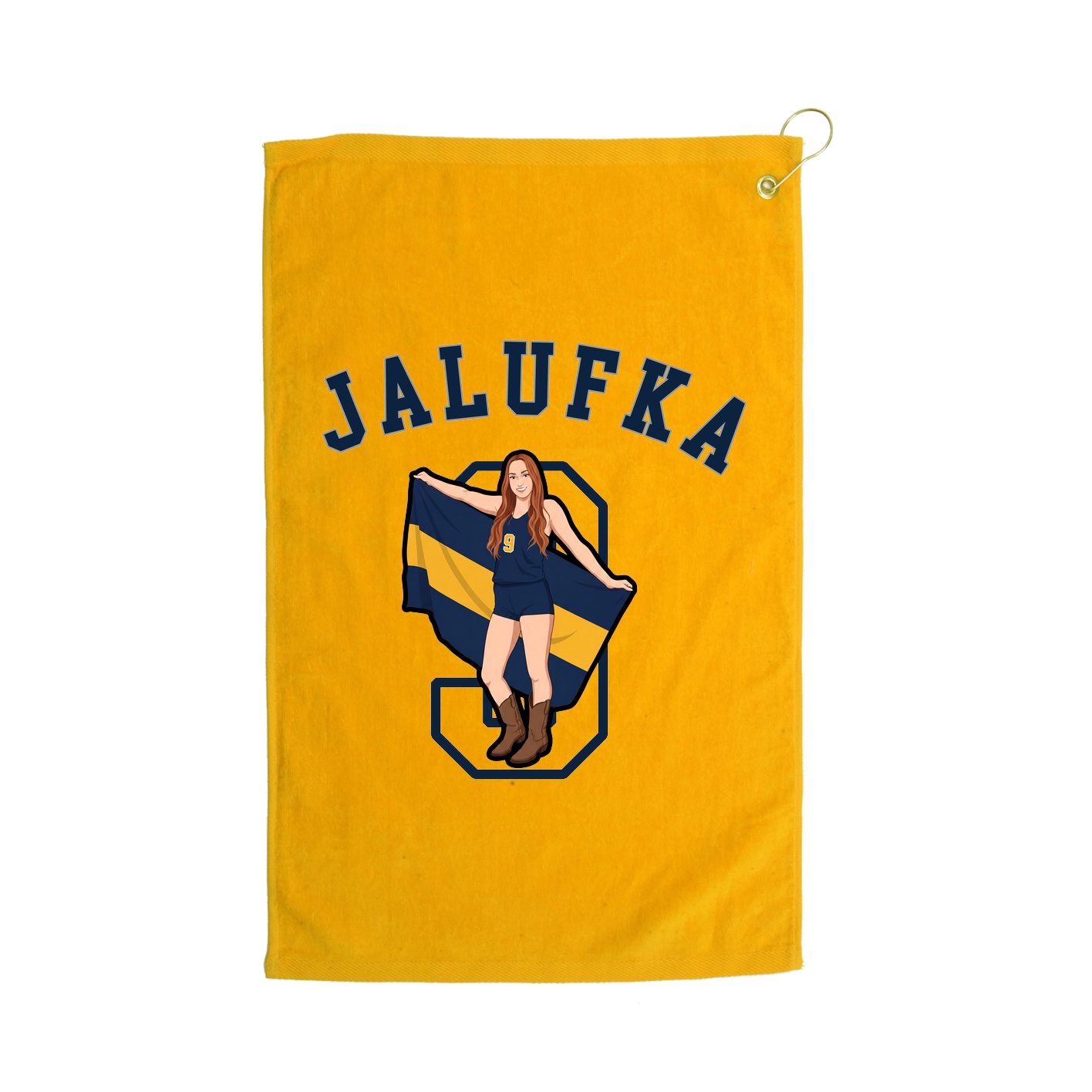 Golf Towel — Shirsey Arch in Gold