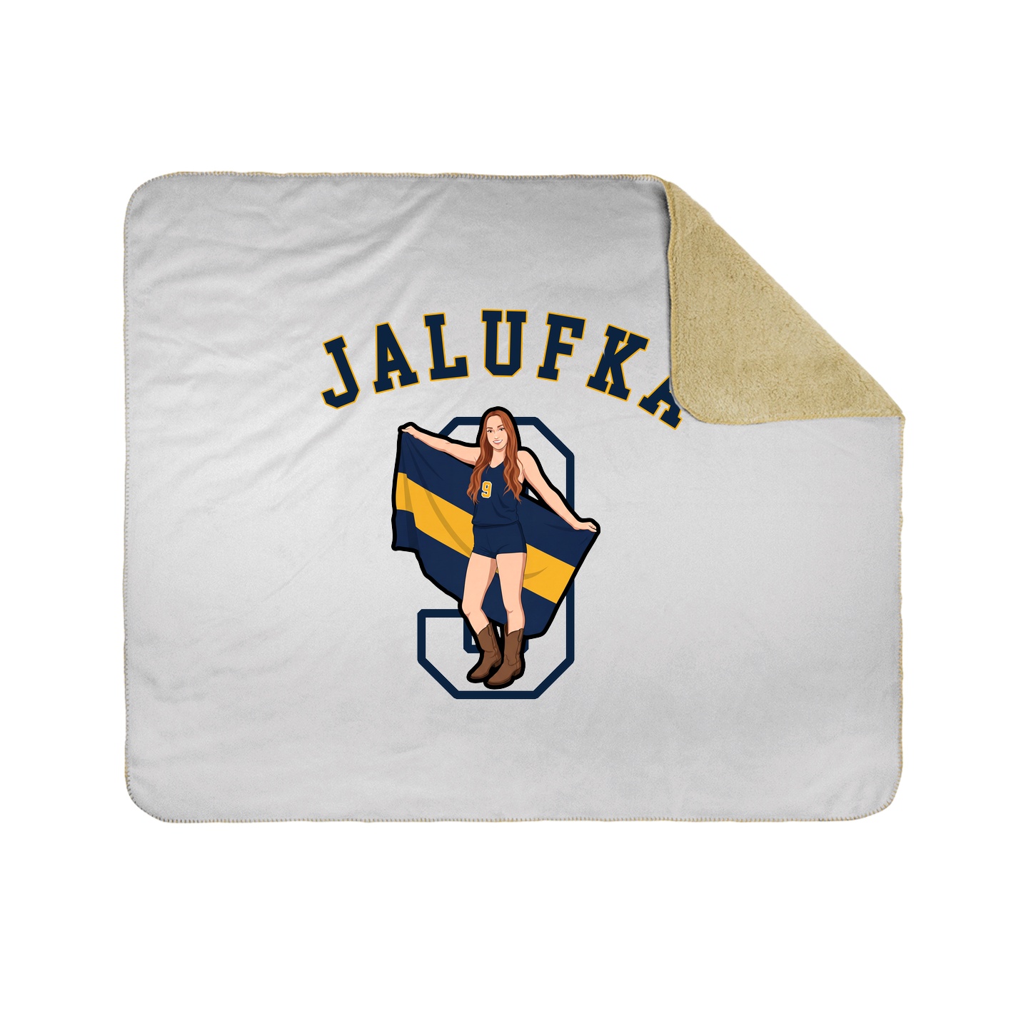 Throw Blanket — Shirsey Arch in White