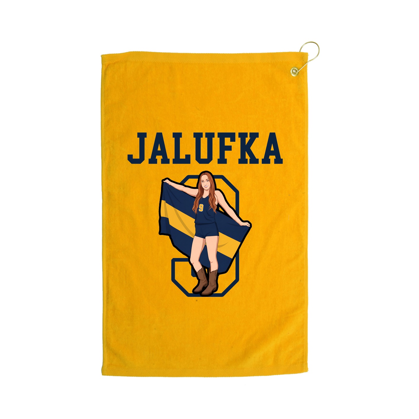 Golf Towel — Shirsey in Gold