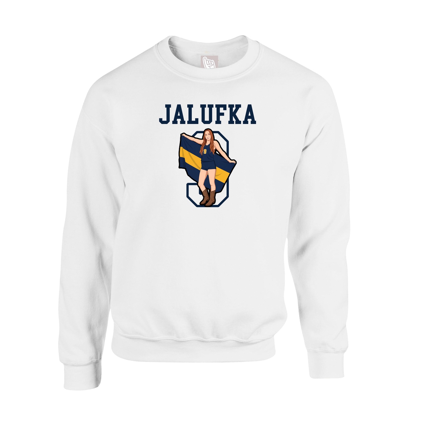Fleece Crew — Shirsey in White