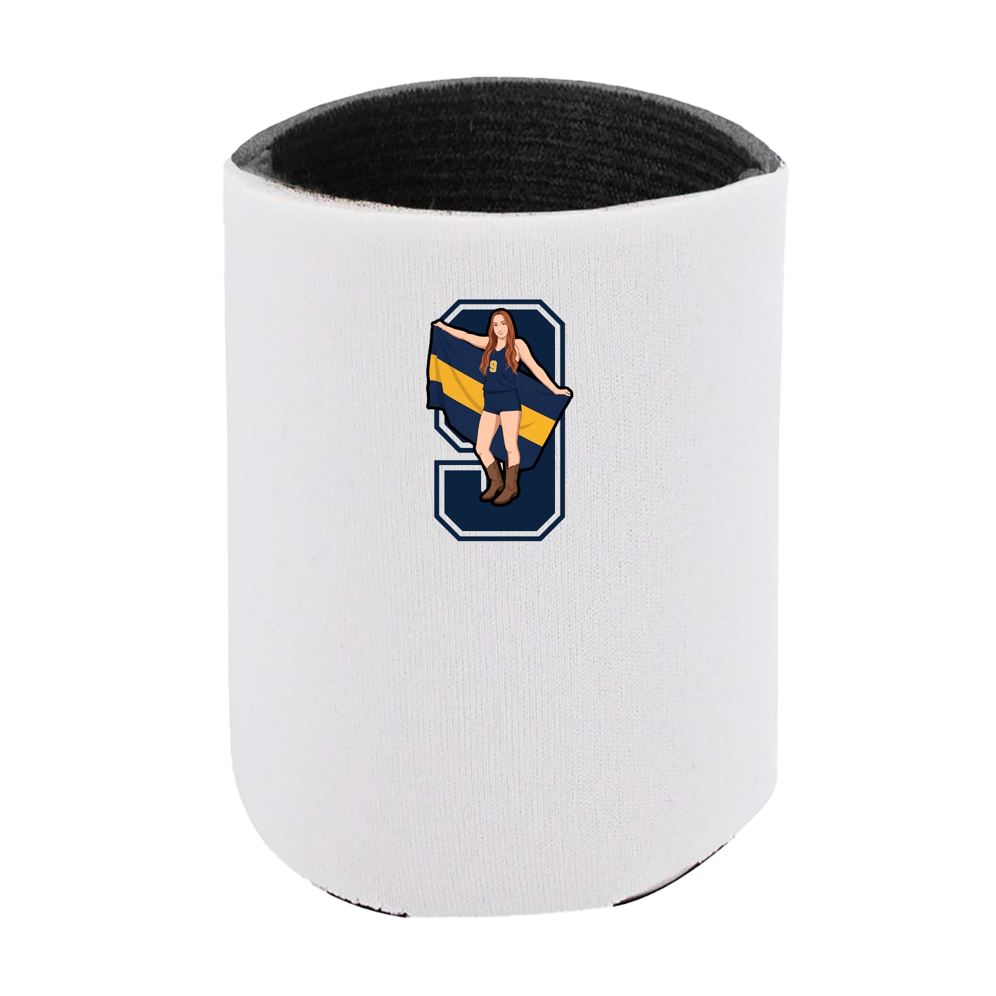 Can Holder — Number in White