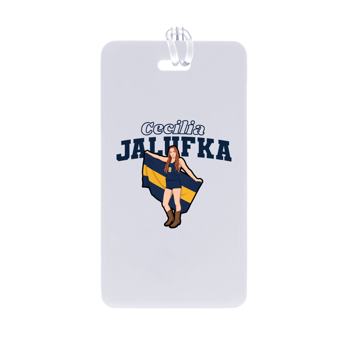 Bag Tag — Name Arch in Classic