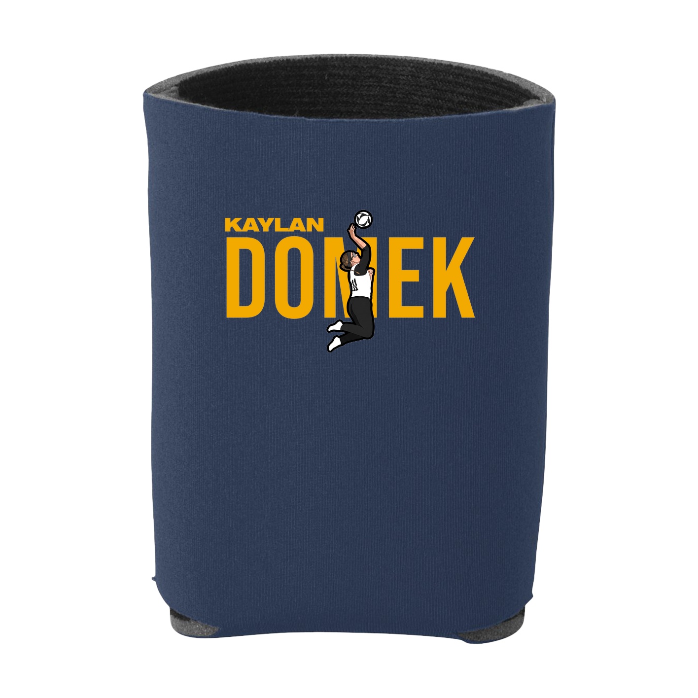 Can Holder — Player Name in Navy