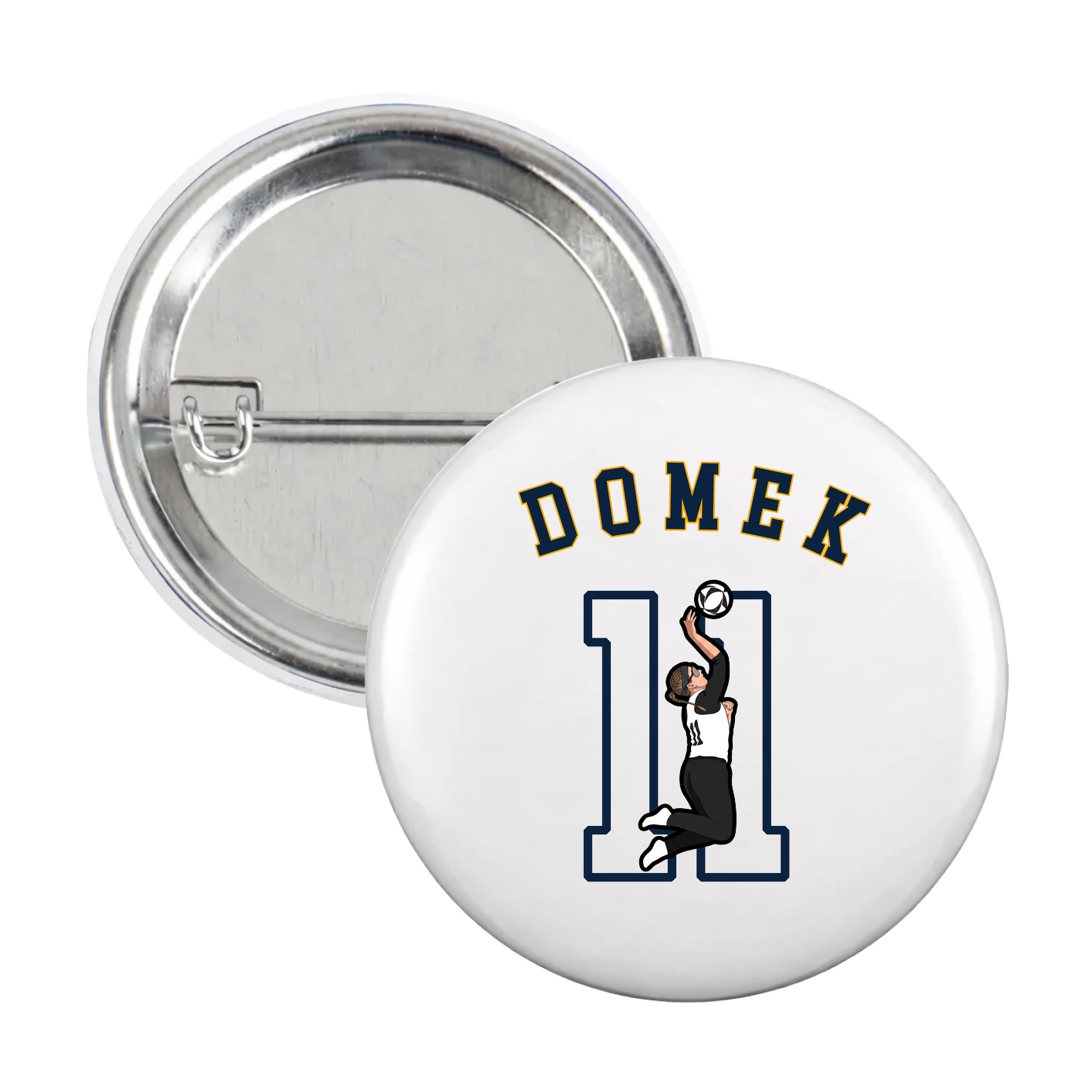 Game Day Button — Shirsey Arch in White