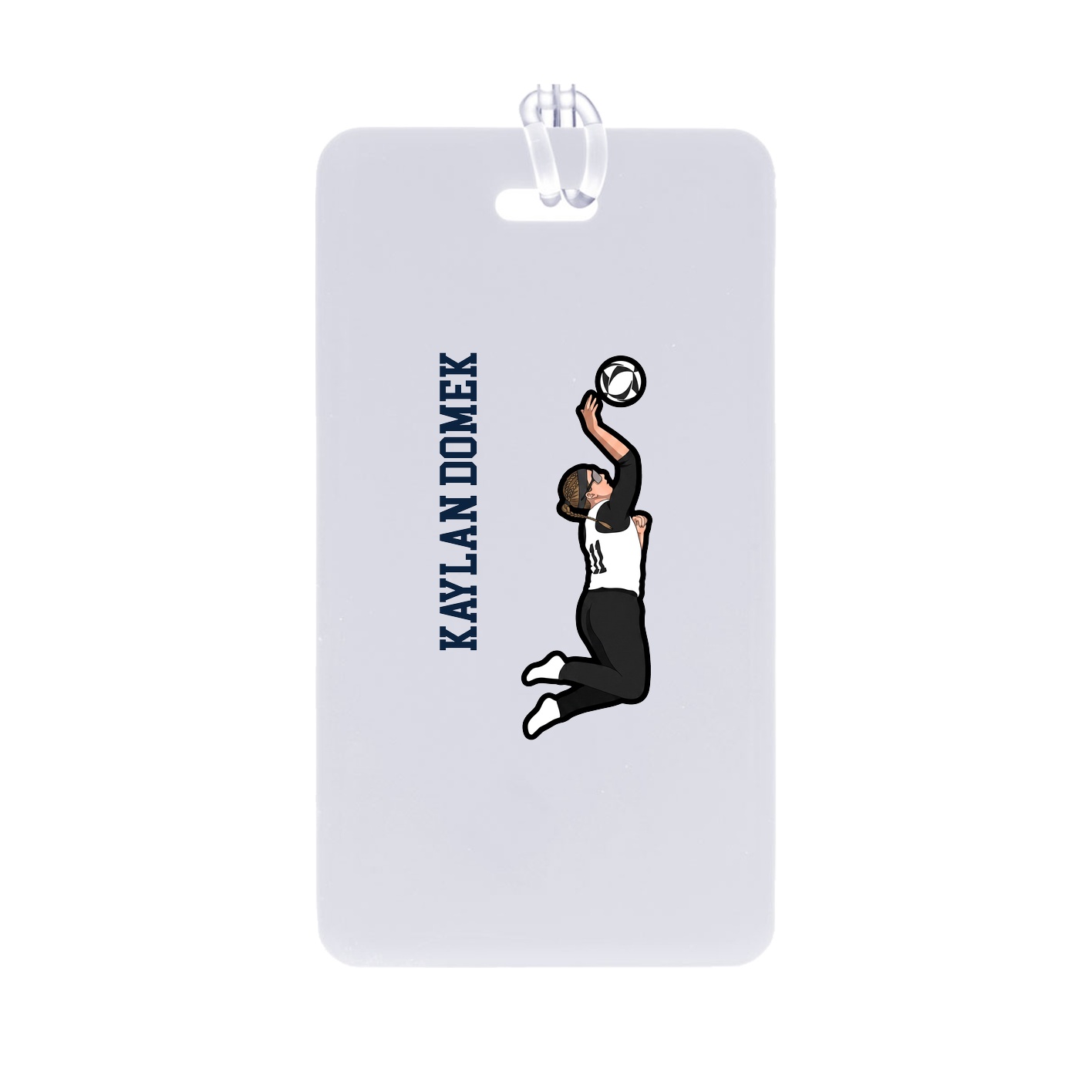 Bag Tag — Name Vertical in Classic