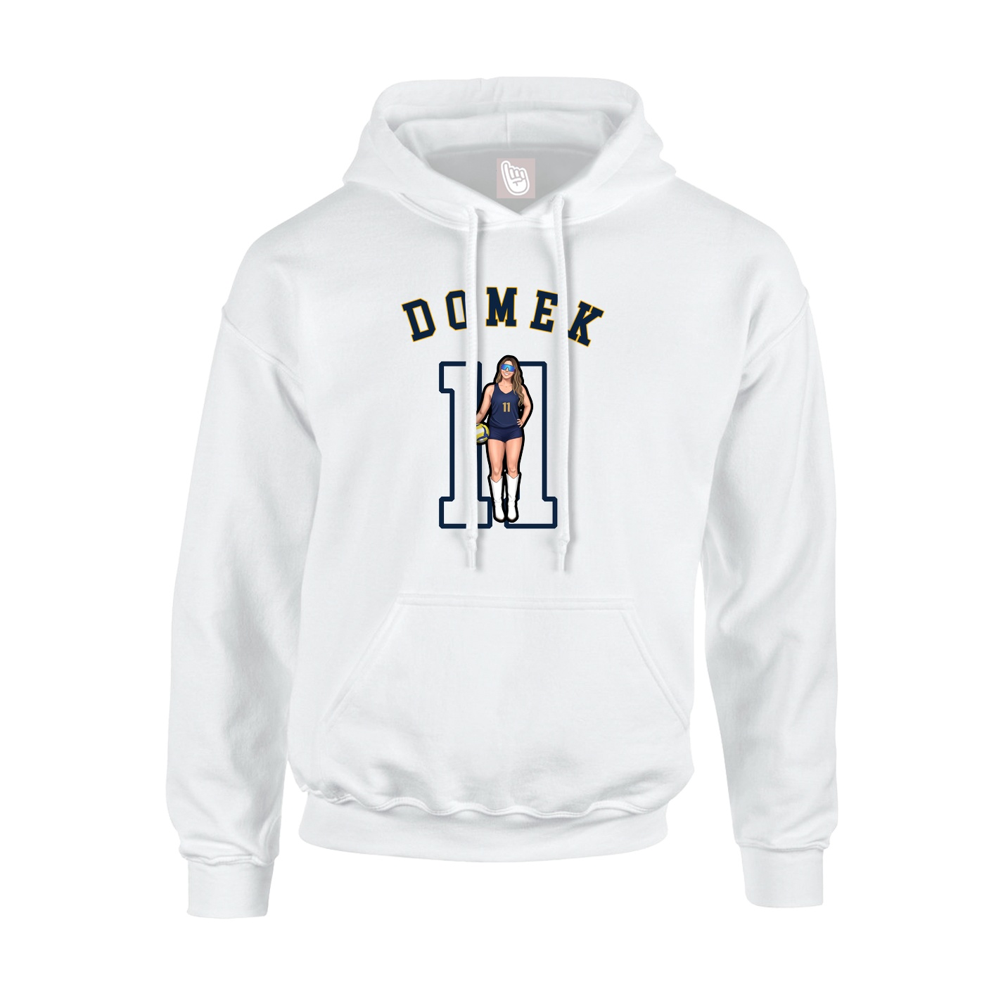 Hoodie — Shirsey Arch in White