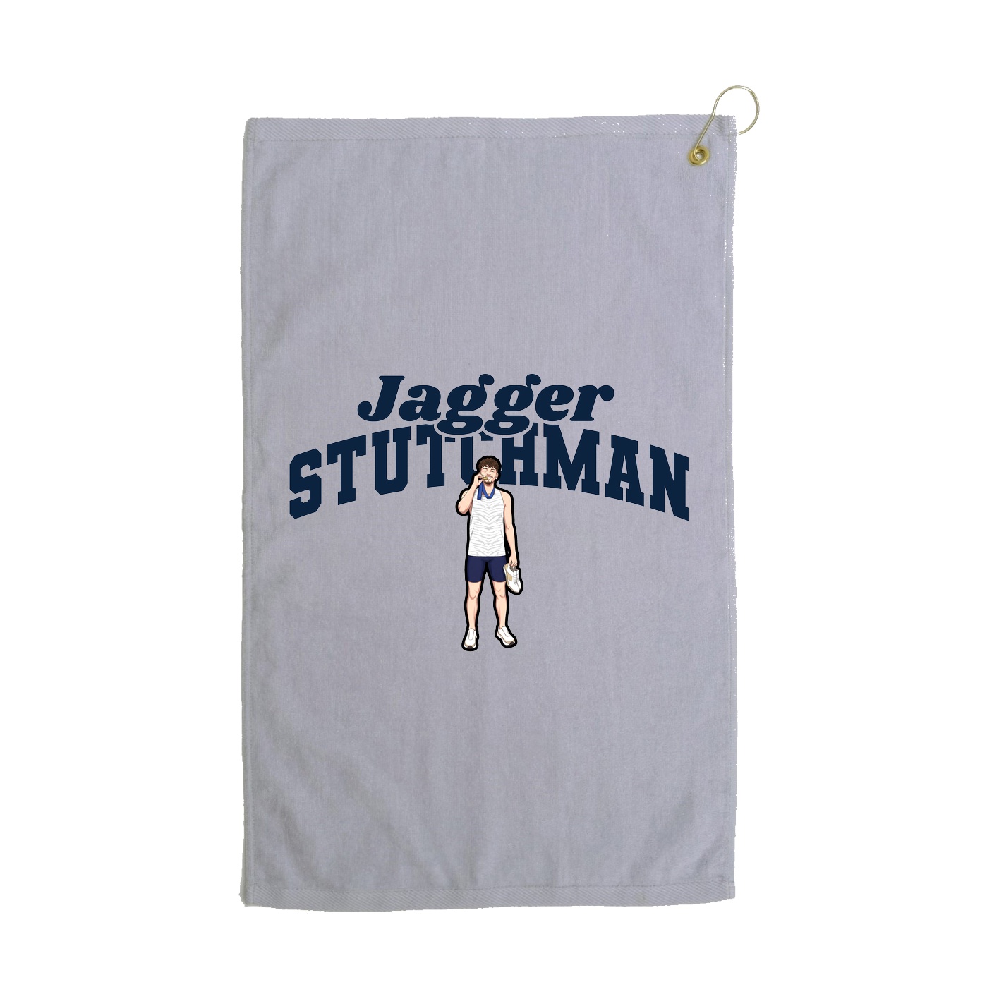 Golf Towel — Signature Arch in Grey