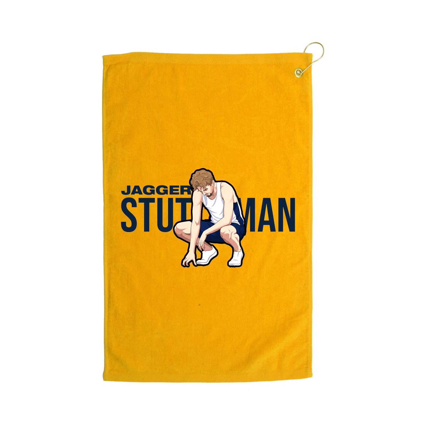 Golf Towel — Player Name in Gold