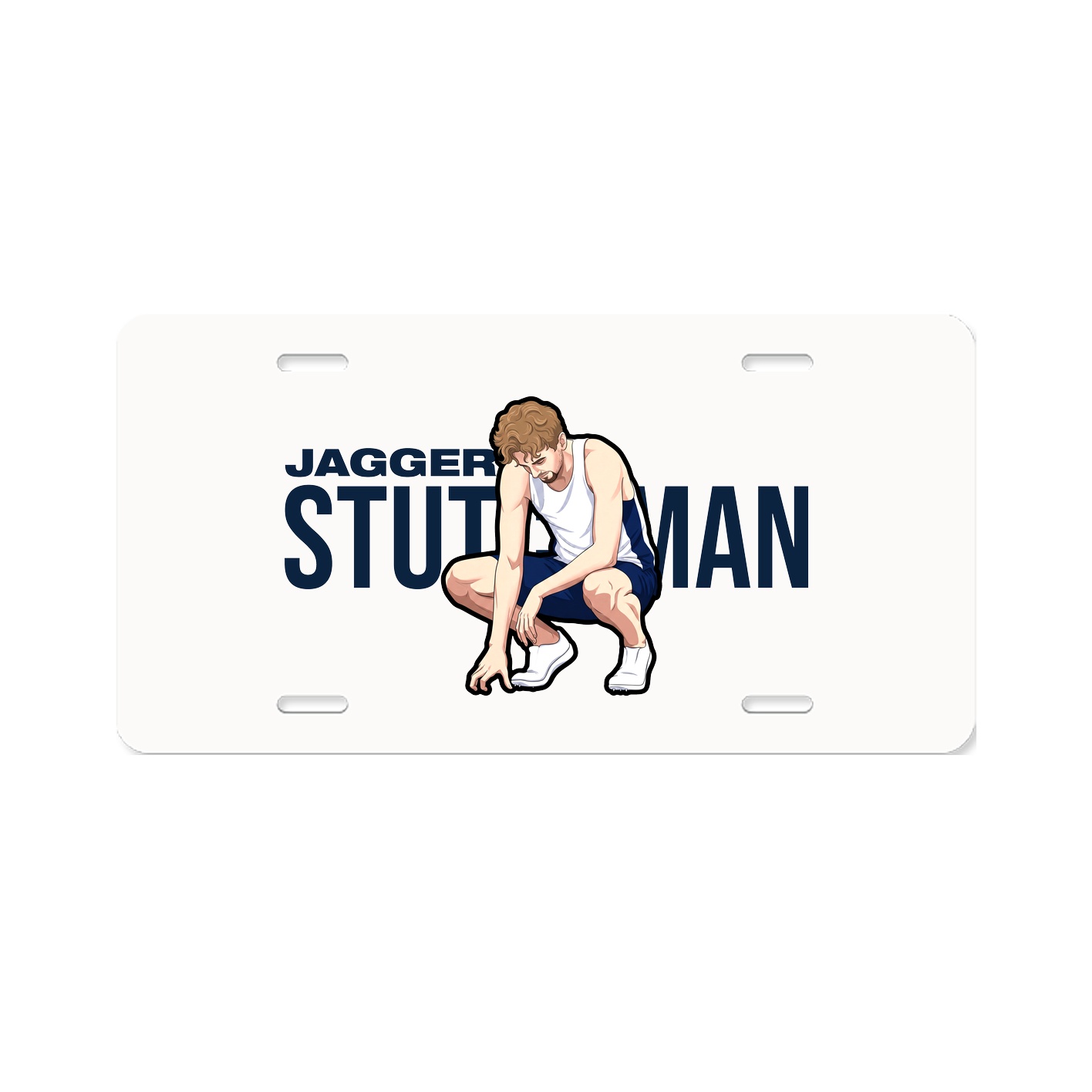 License Plate — Player Name in Classic