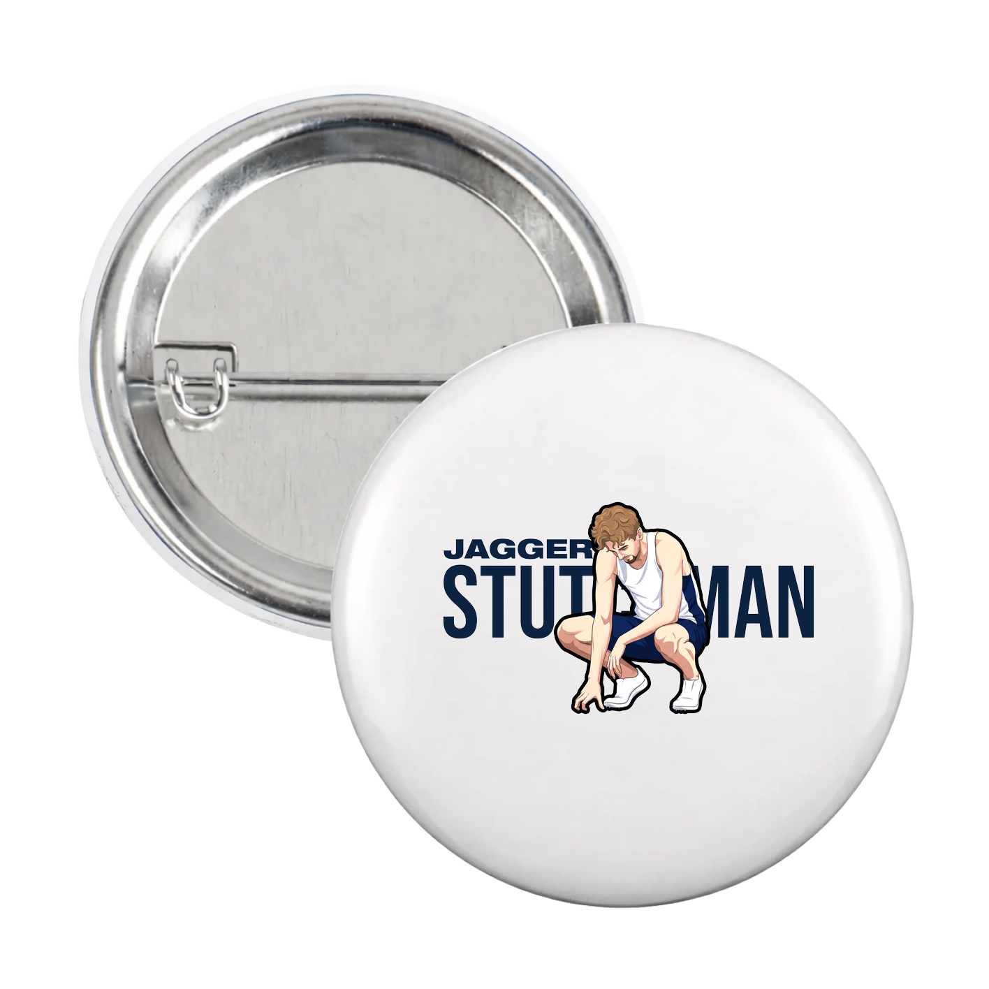 Game Day Button — Player Name in White