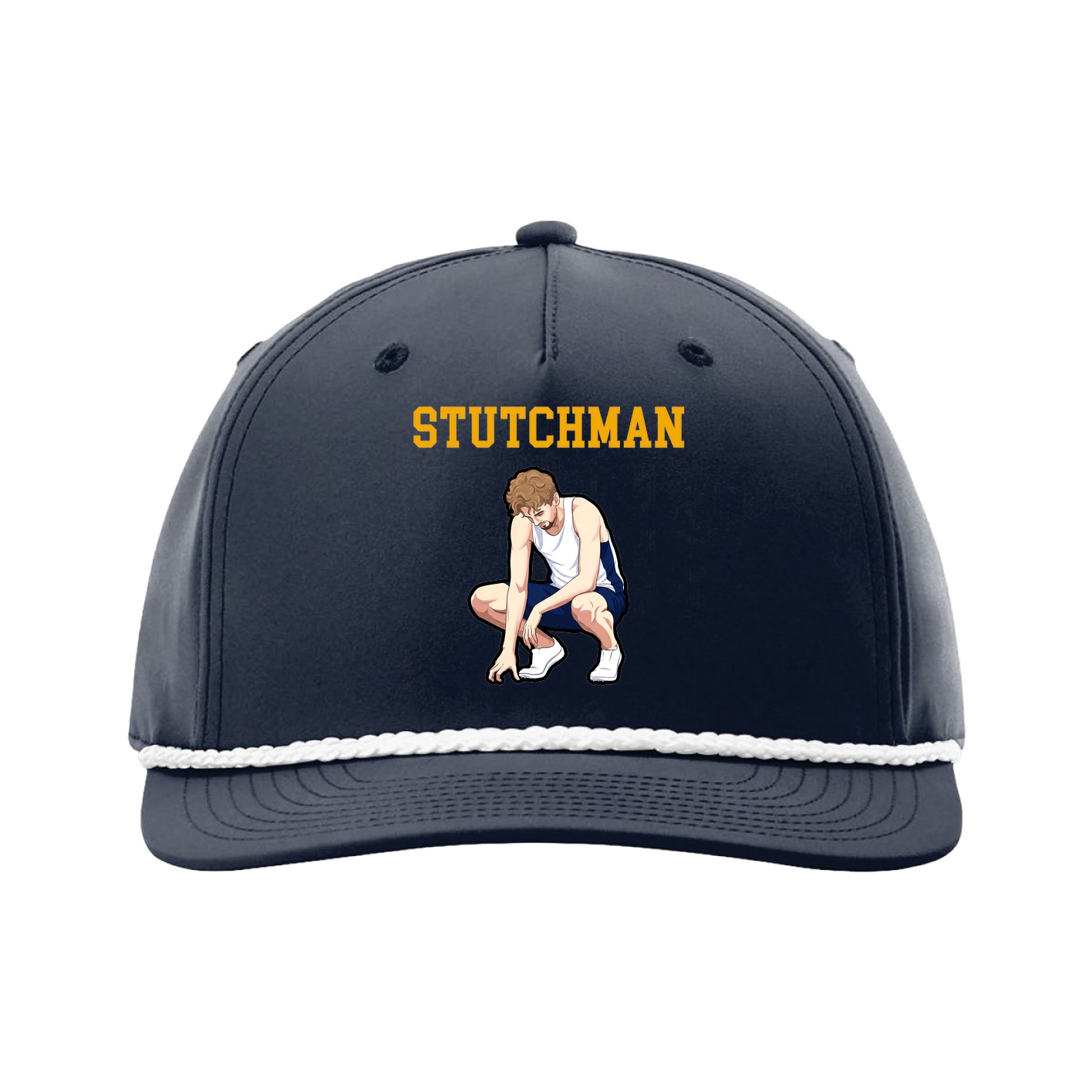 Five-Panel Classic Rope Cap — Shirsey in Navy