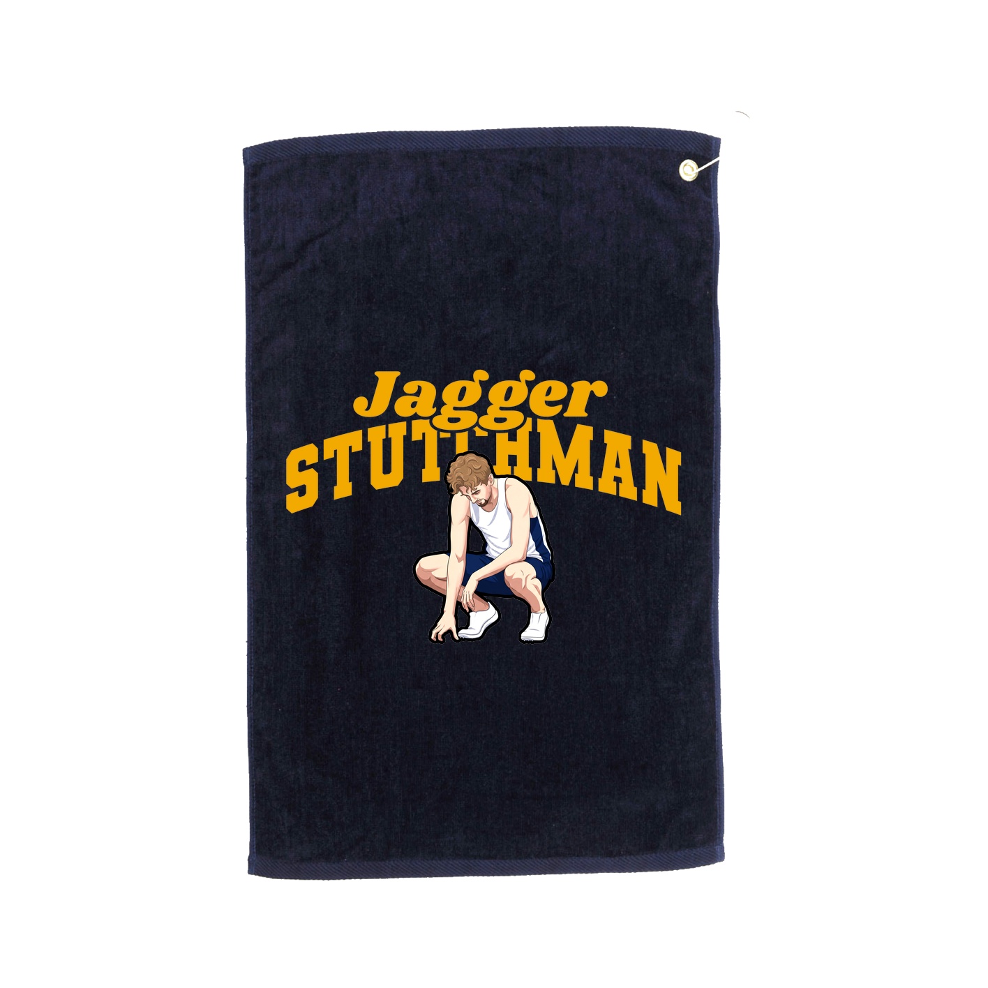 Golf Towel — Signature Arch in Navy