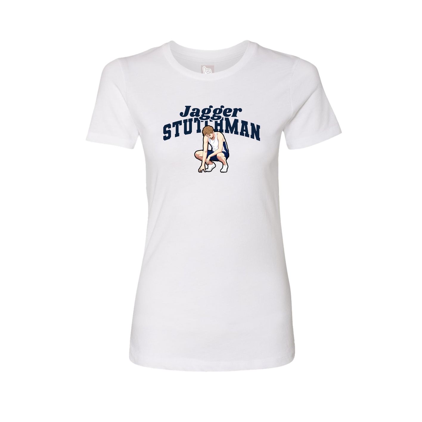 Womens Tee — Signature Arch in White
