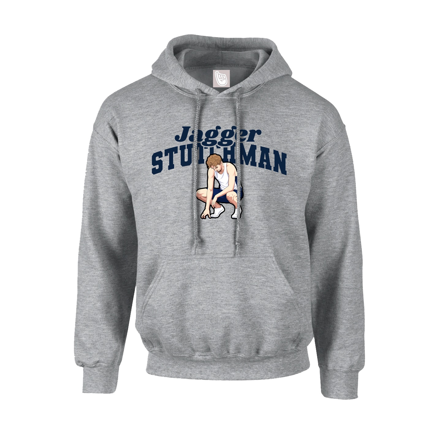Hoodie — Signature Arch in Grey