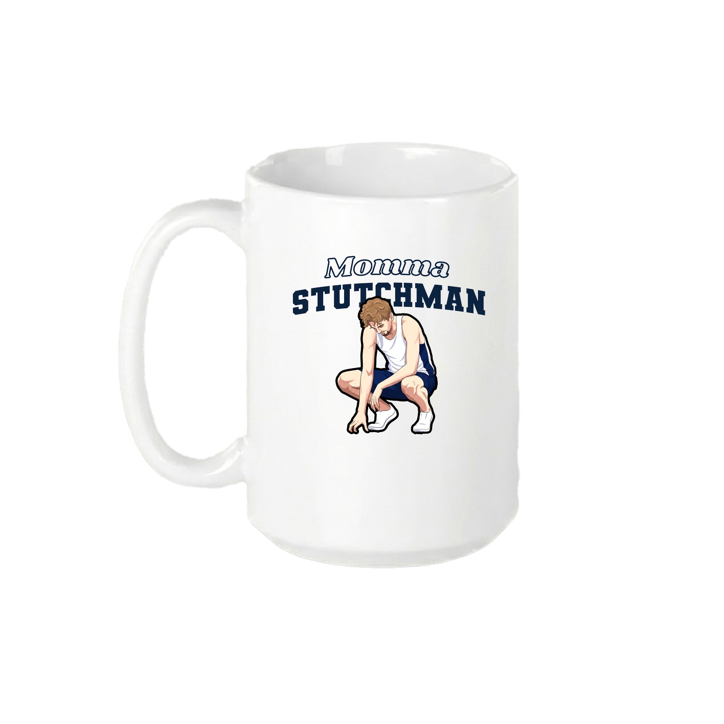 15oz Coffee Mug — Mothers Day Block in White