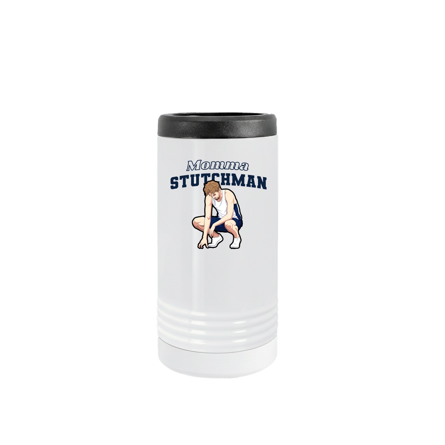 Slim Beverage Holder — Mothers Day Block in White