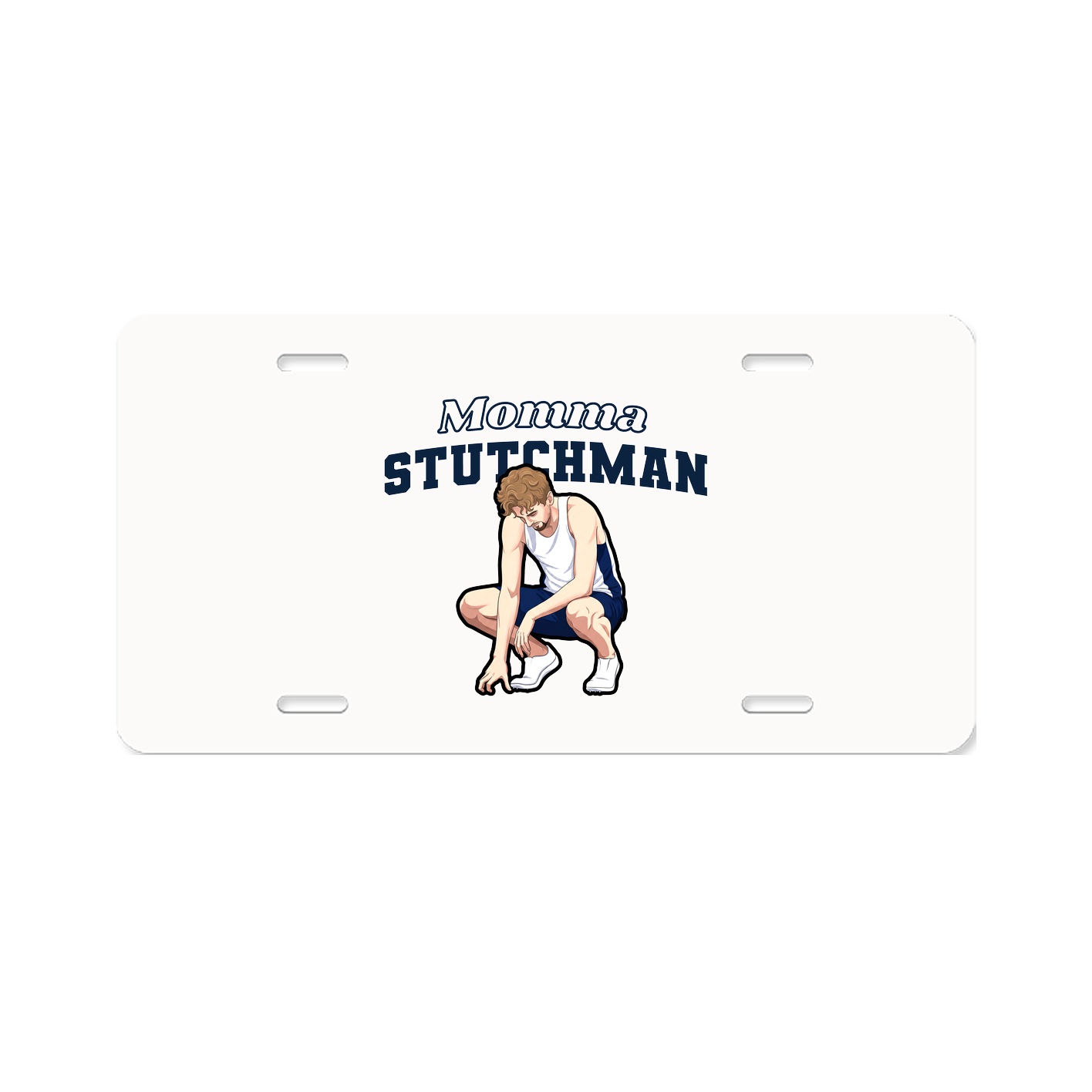 License Plate — Mothers Day Block in Classic