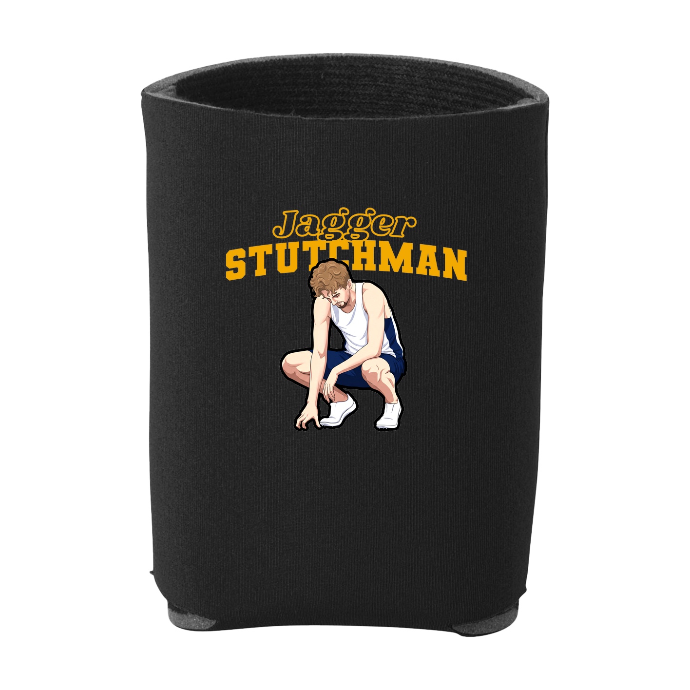 Can Holder — Name Arch in Black