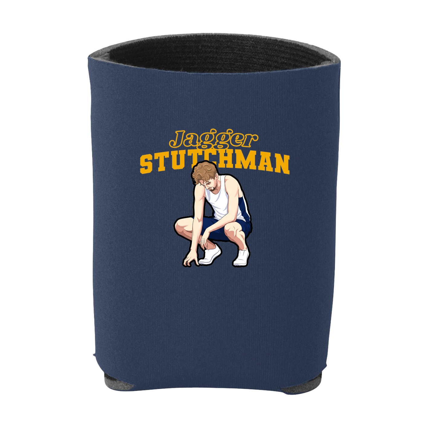 Can Holder — Name Arch in Navy