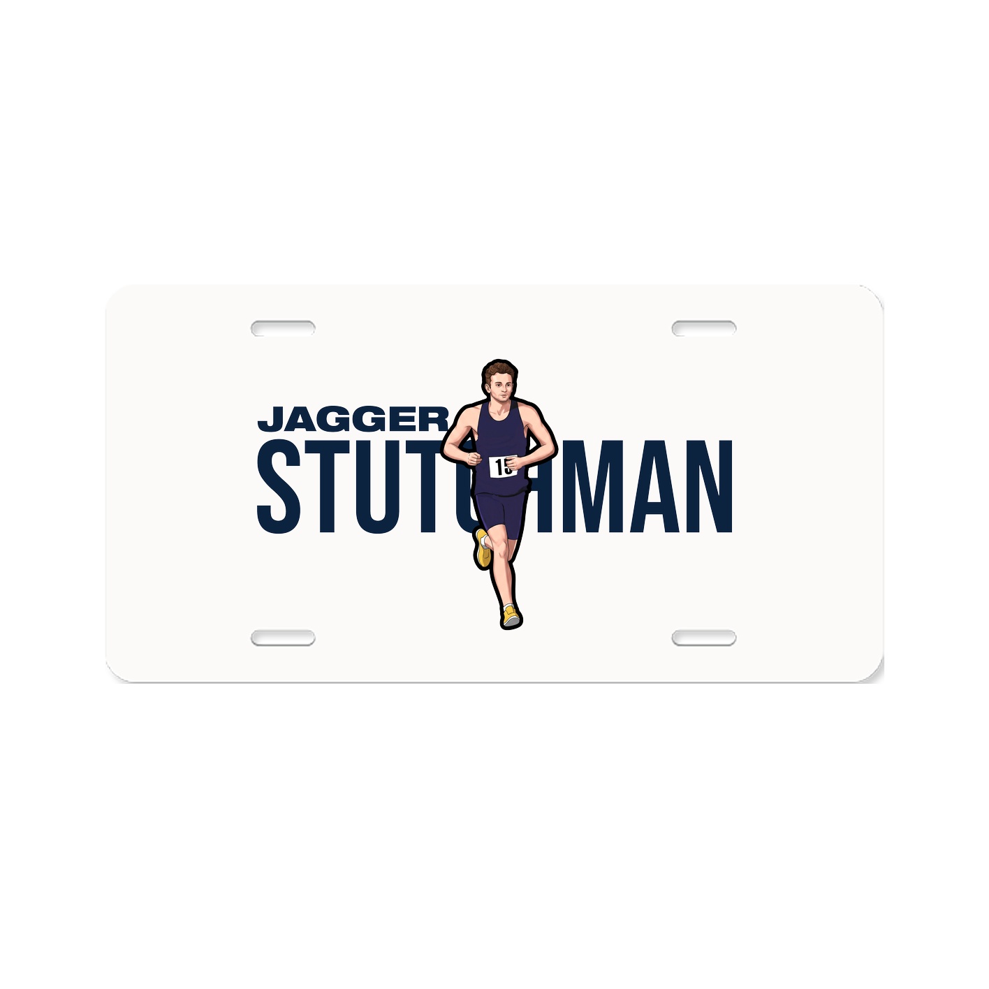 License Plate — Player Name in Classic