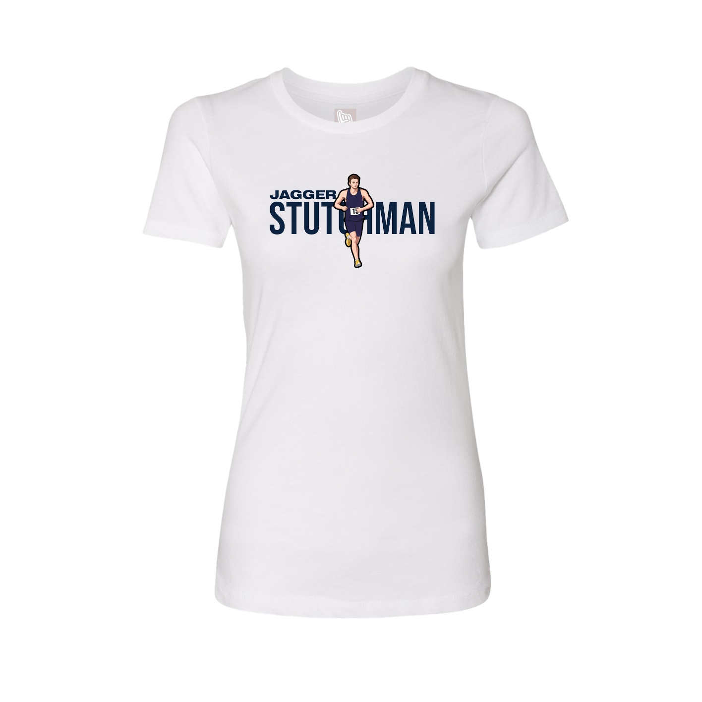 Womens Tee — Player Name in White